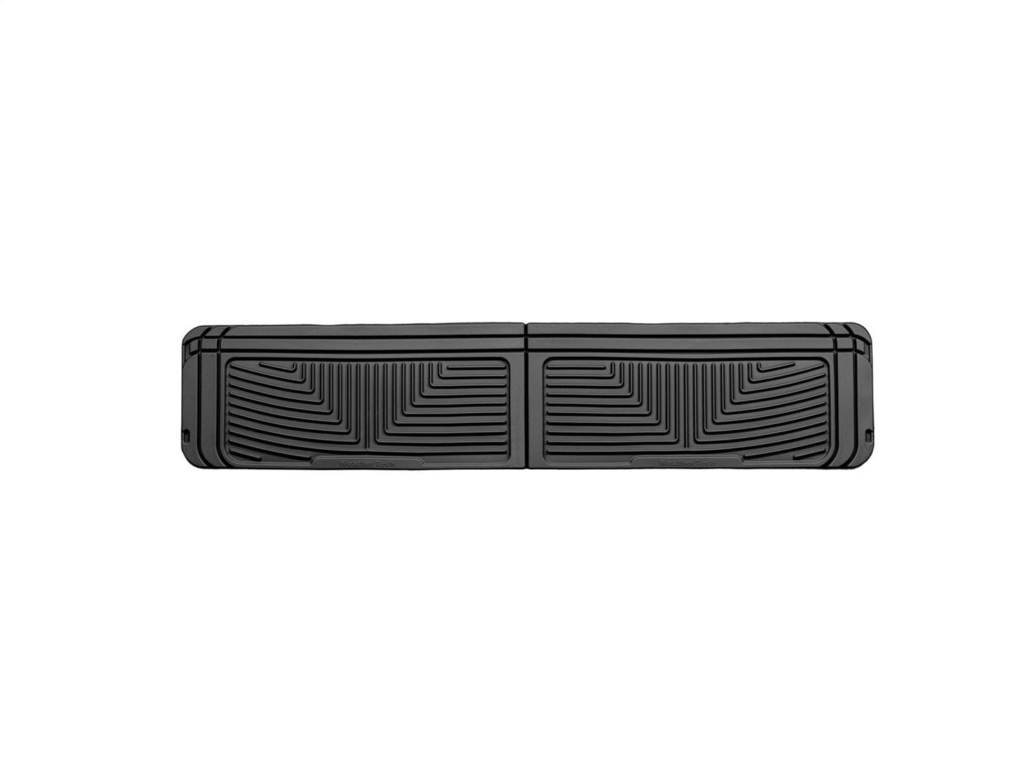 Weathertech W60 All Weather Floor Mats; Black; Third Row; Weathertech W60