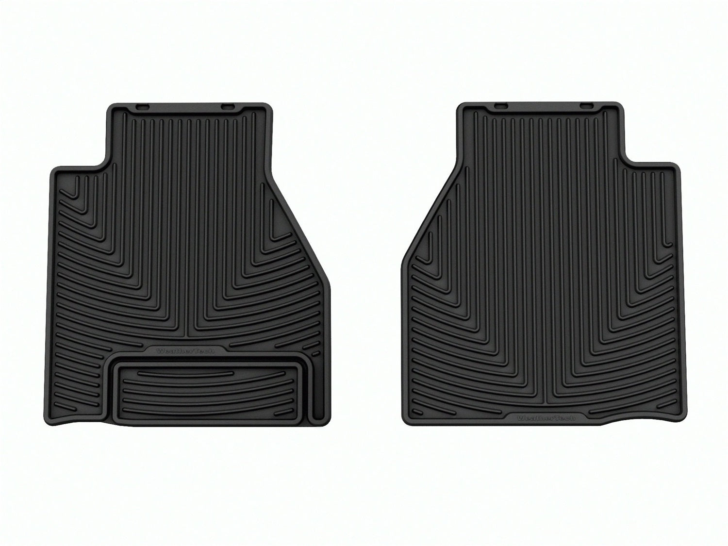 Weathertech W610 All Weather Floor Mats; Black; Rear; Weathertech W610
