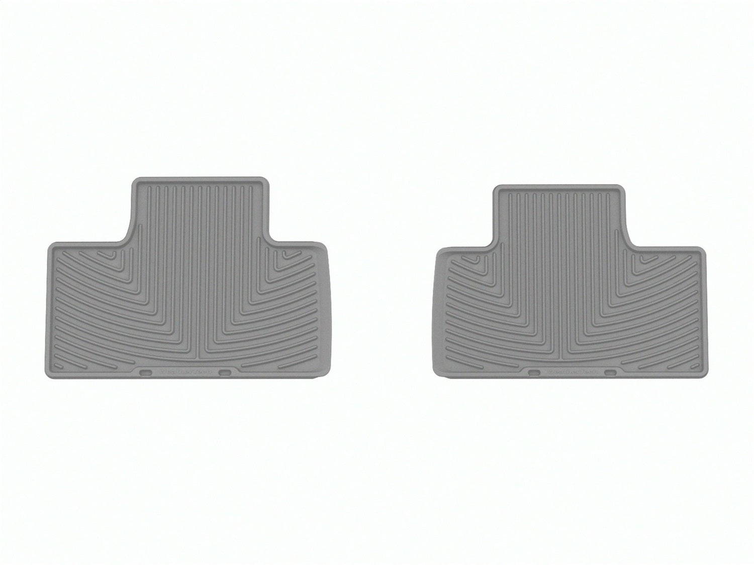 Weathertech W613GR All Weather Floor Mats; Gray; Rear; Weathertech W613GR