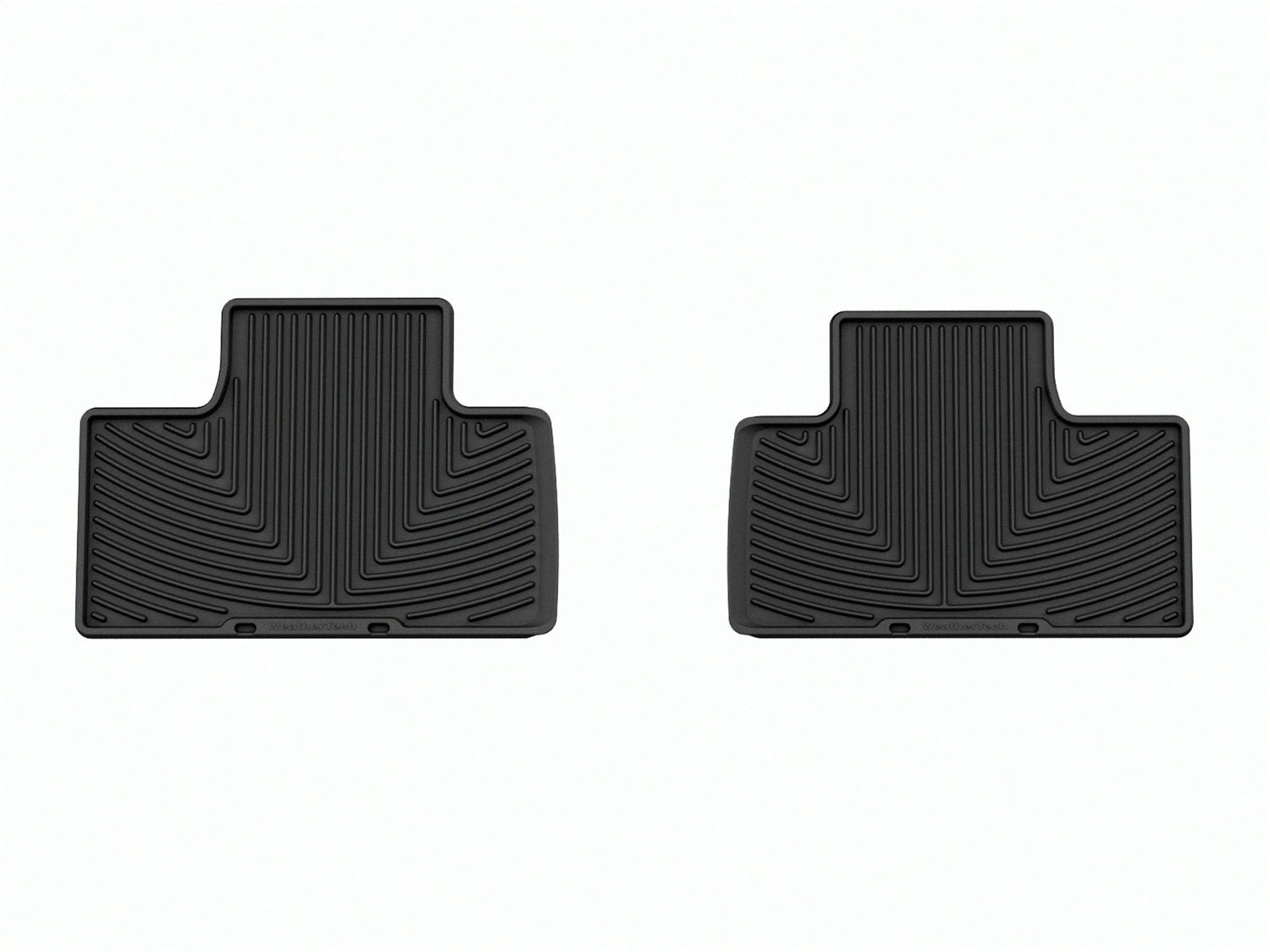 Weathertech W613 All Weather Floor Mats; Black; Rear; Weathertech W613