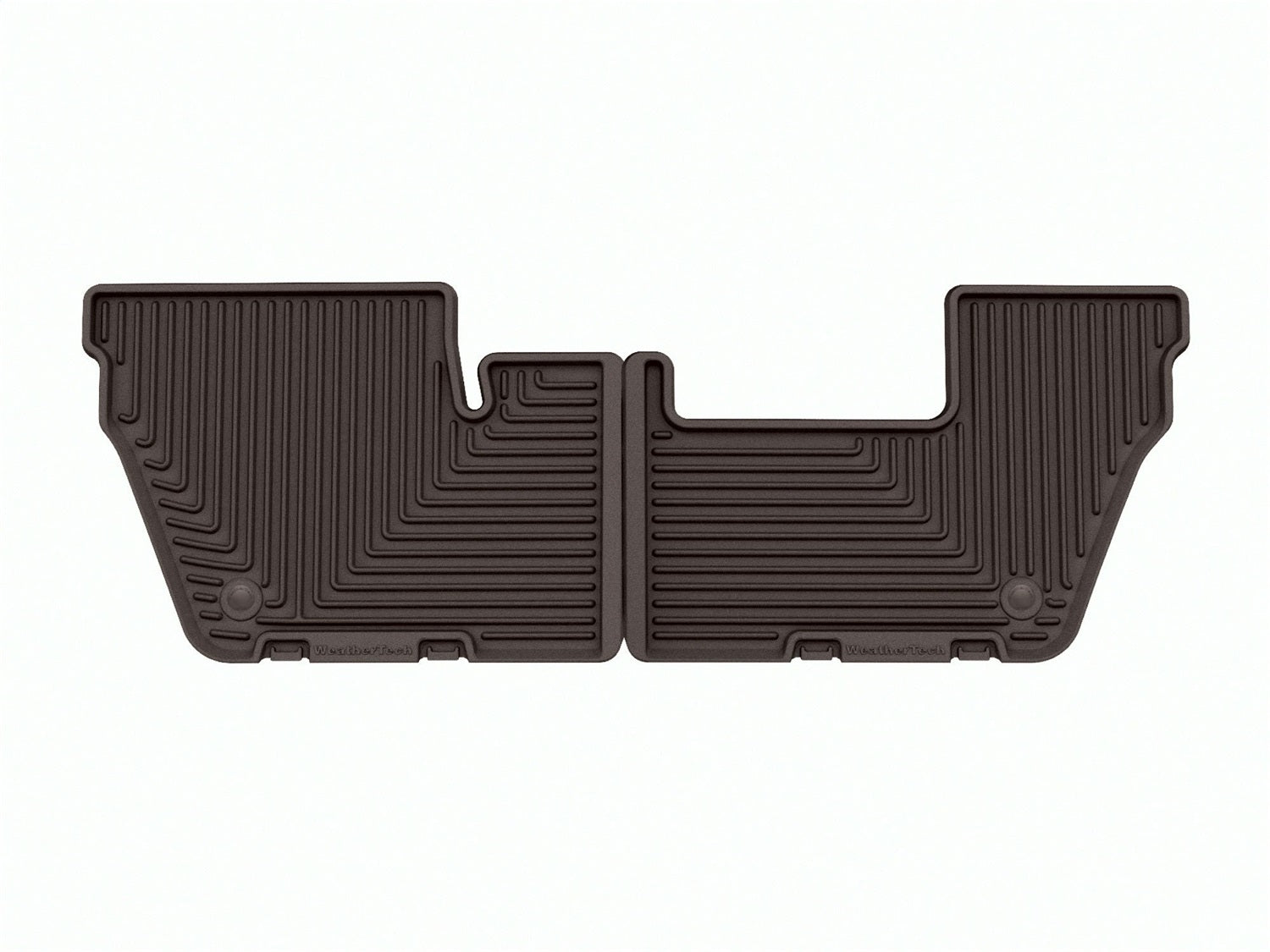 Weathertech W617CO All Weather Floor Mats; Cocoa; Third Row; Weathertech W617CO