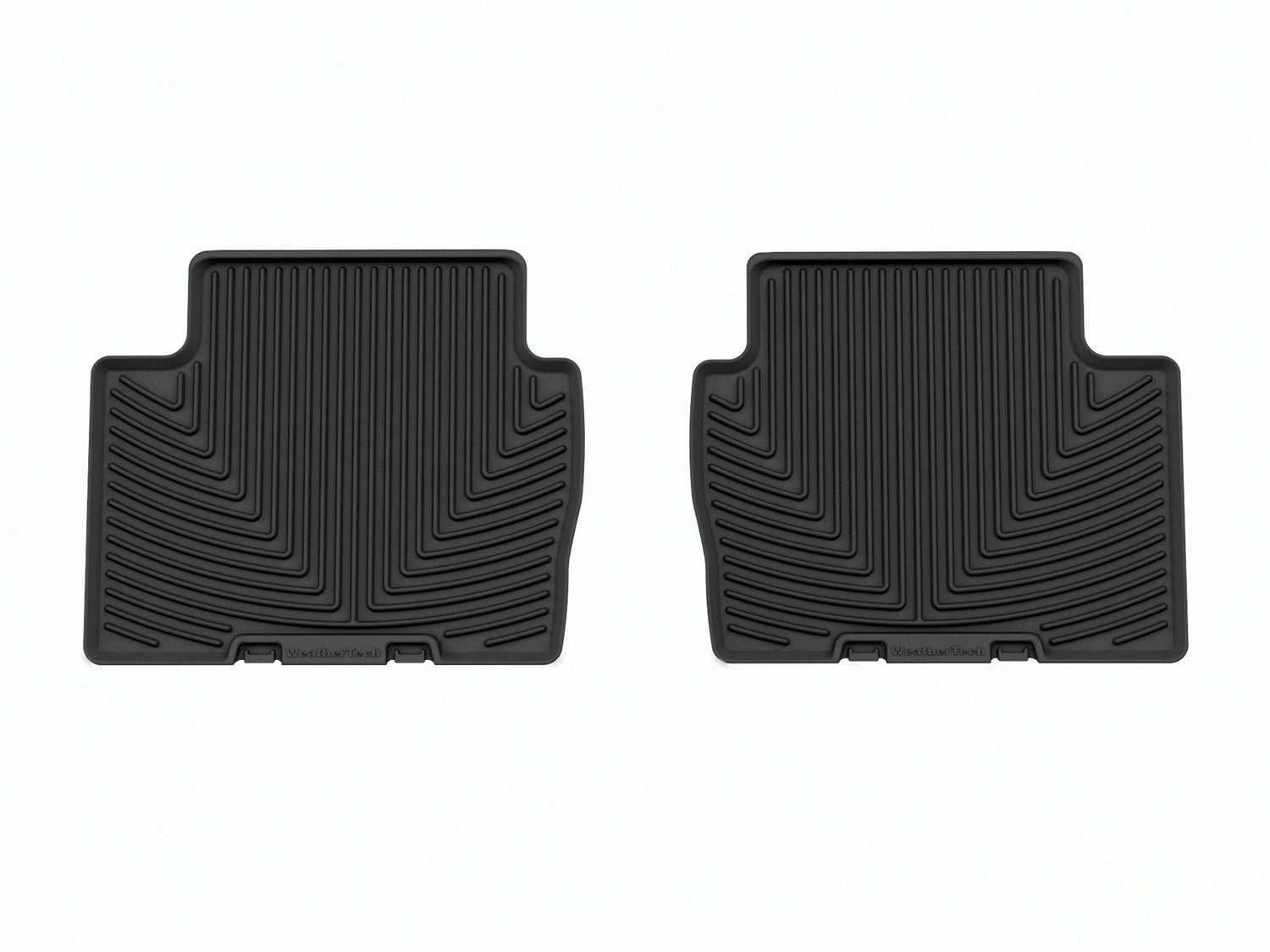 Weathertech W618 All Weather Floor Mats; Black; Rear; Weathertech W618