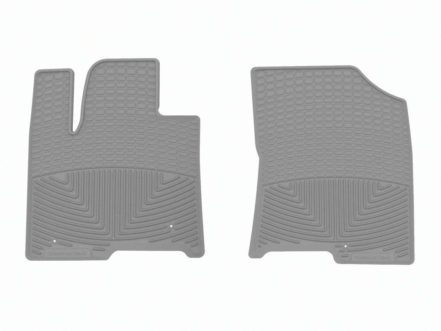 Weathertech W619GR All Weather Floor Mats; Gray; Front; Weathertech W619GR