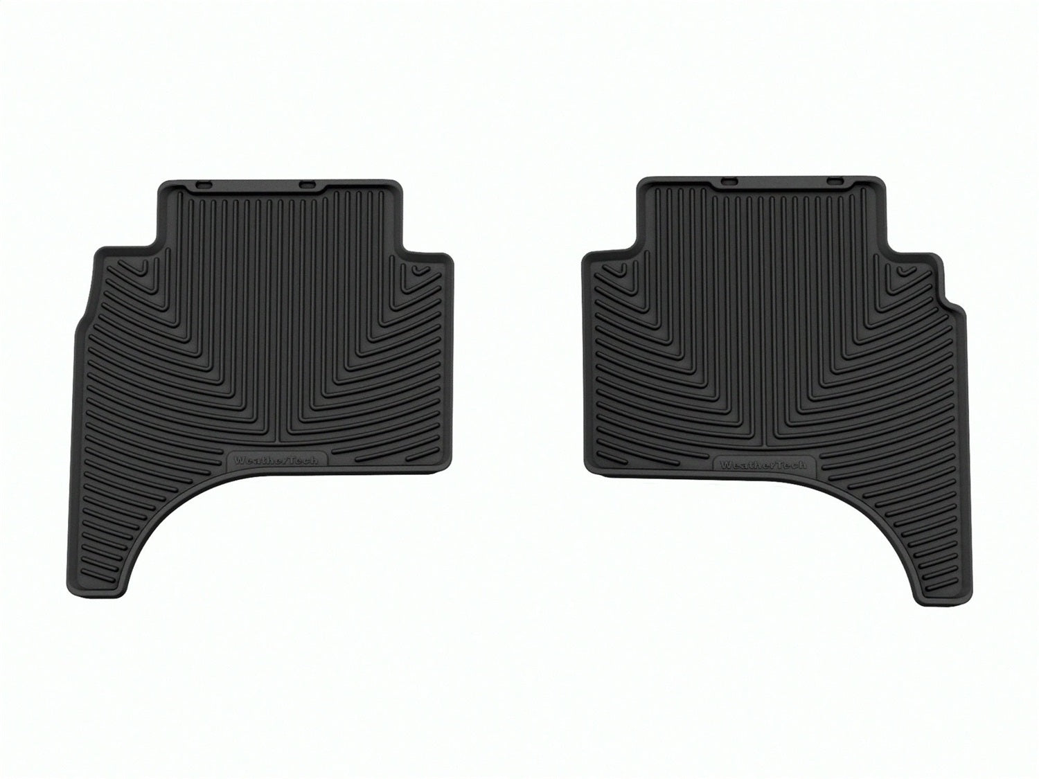 Weathertech W623 All Weather Floor Mats; Black; Rear; Weathertech W623
