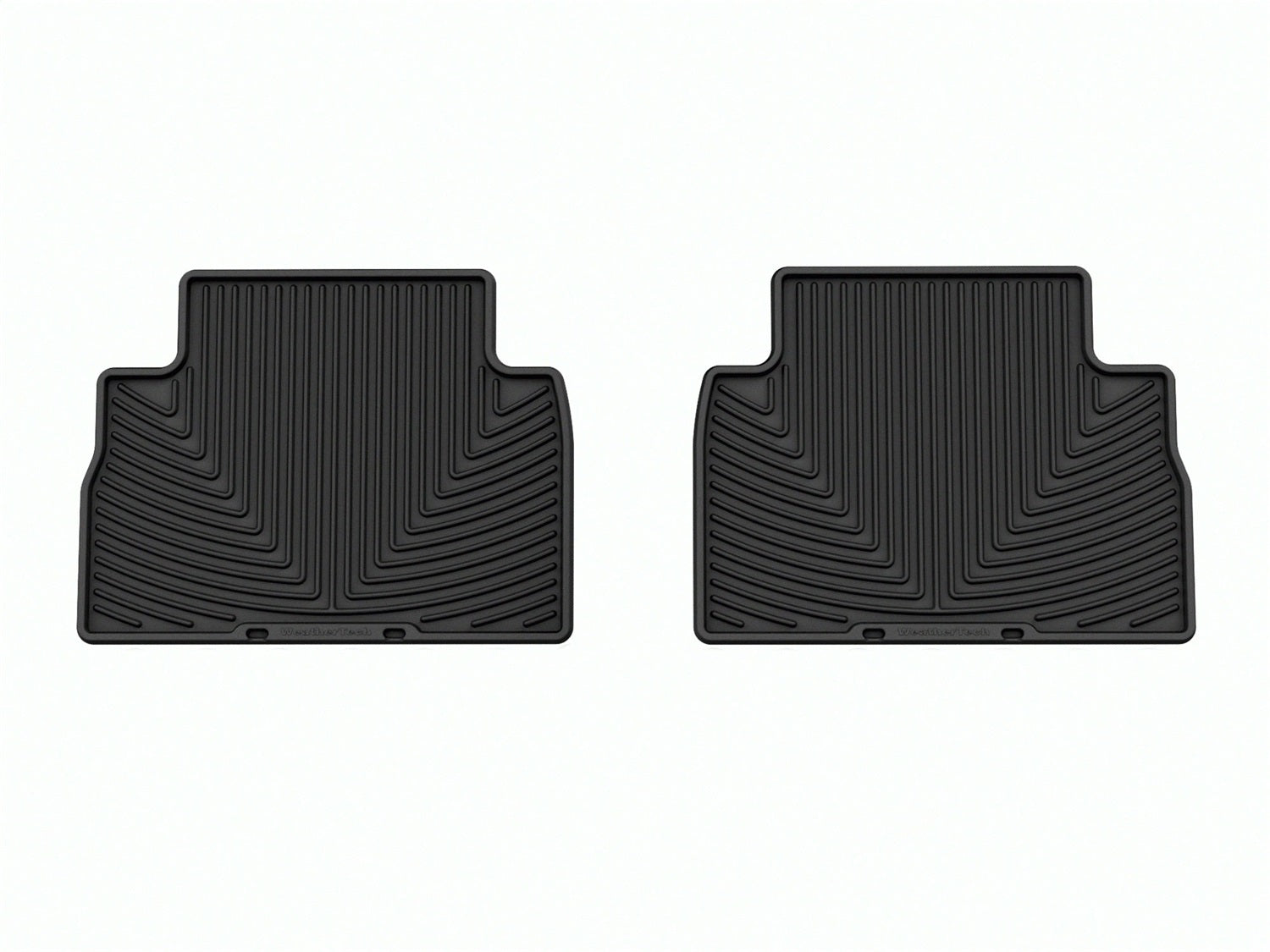 Weathertech W624 All Weather Floor Mats; Black; Rear; Weathertech W624