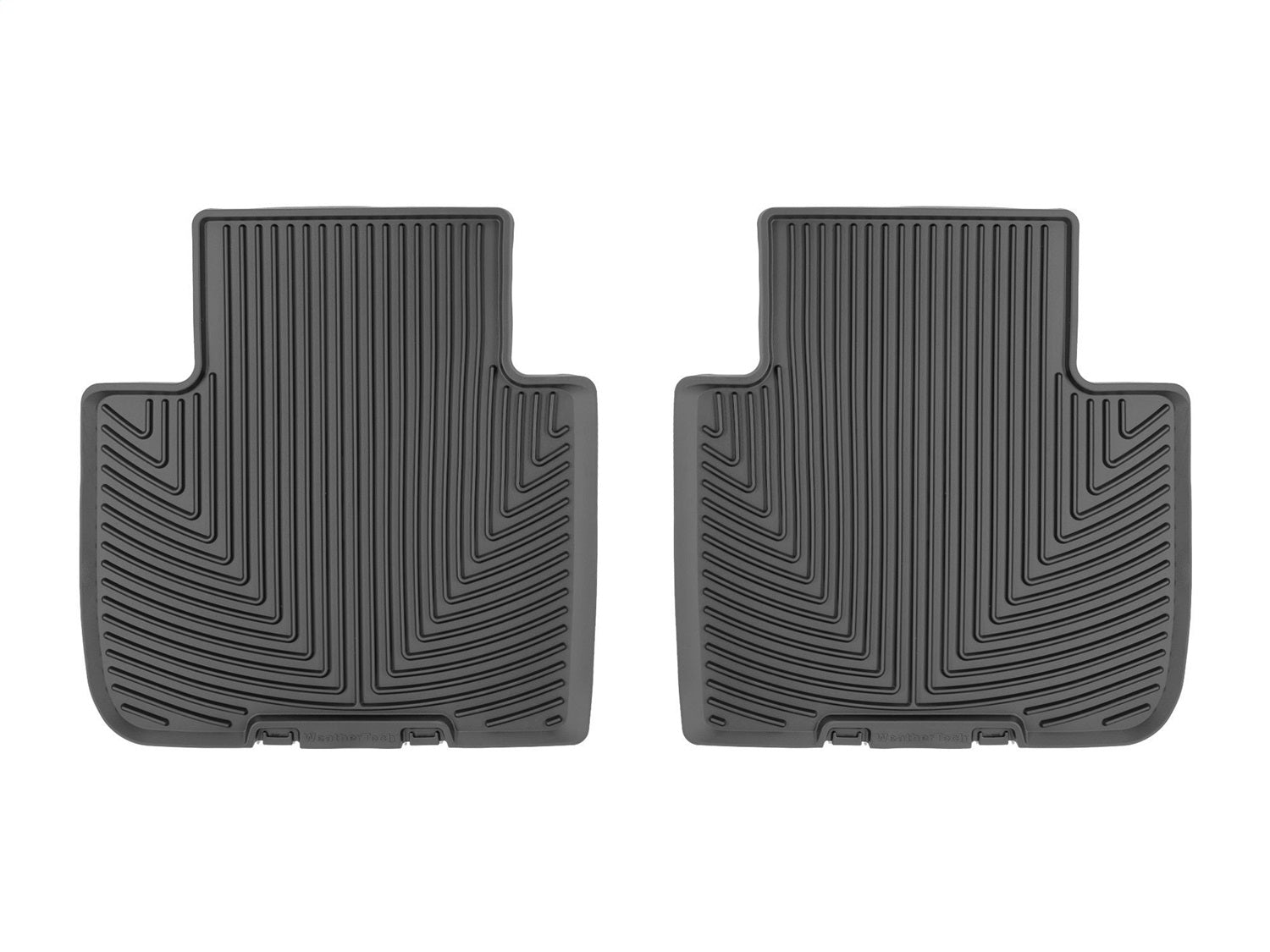 Weathertech W628 All Weather Floor Mats; Black; Rear; Weathertech W628