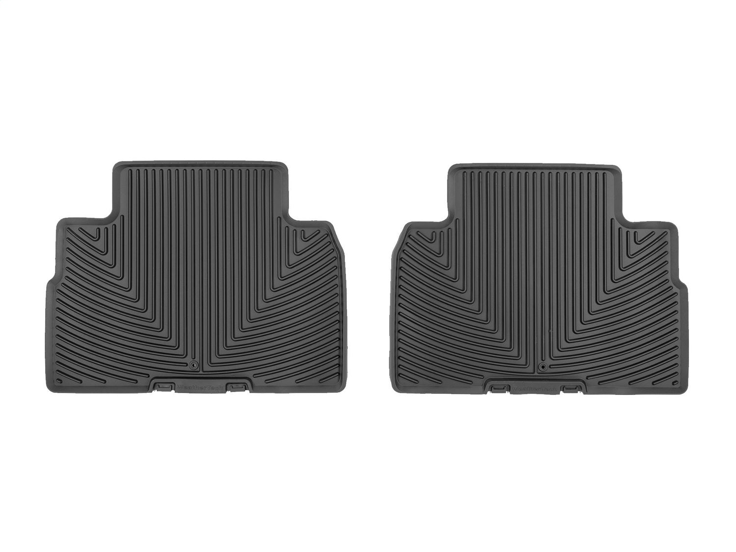Weathertech W640 All Weather Floor Mats; Black; Rear; Weathertech W640