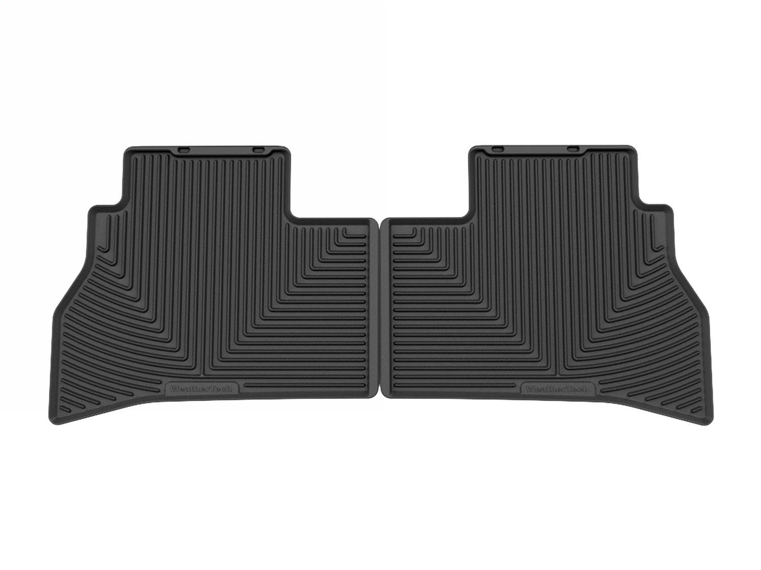 Weathertech W683 All Weather Floor Mats; Black; Rear; Weathertech W683