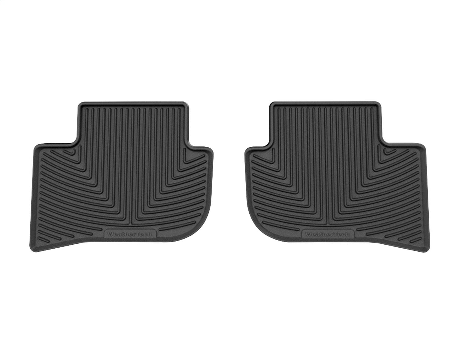 Weathertech W705 All Weather Floor Mats; Black; Rear; Weathertech W705
