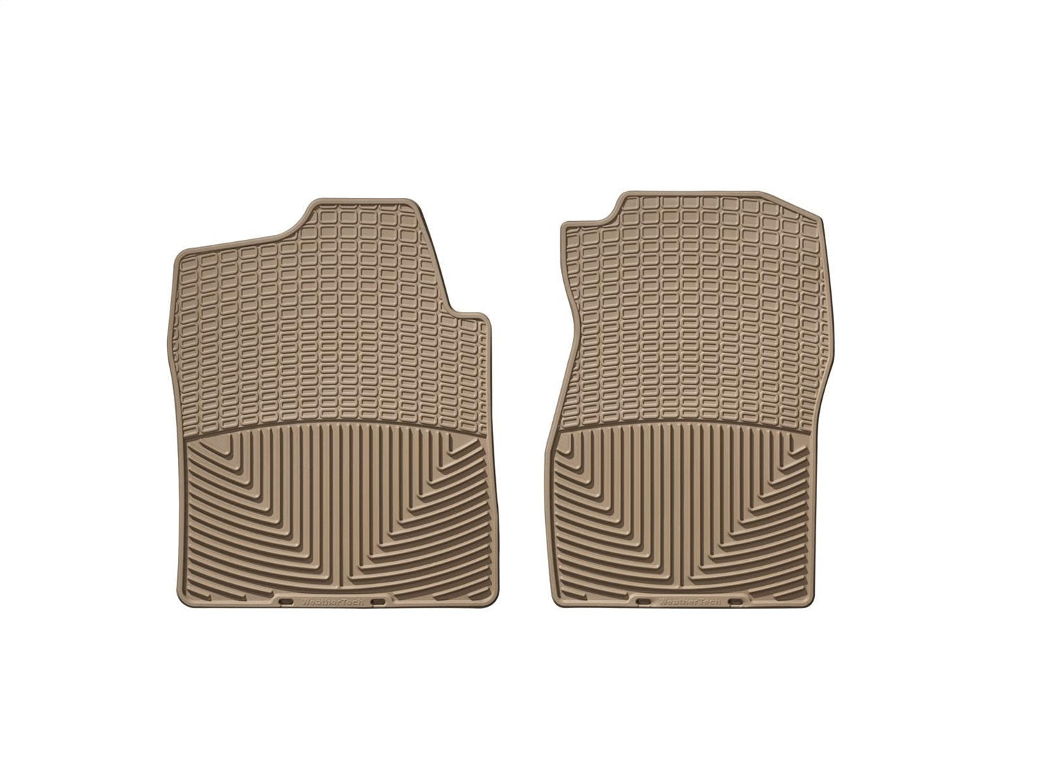Weathertech W72TN All Weather Floor Mats; Tan; Front; Weathertech W72TN
