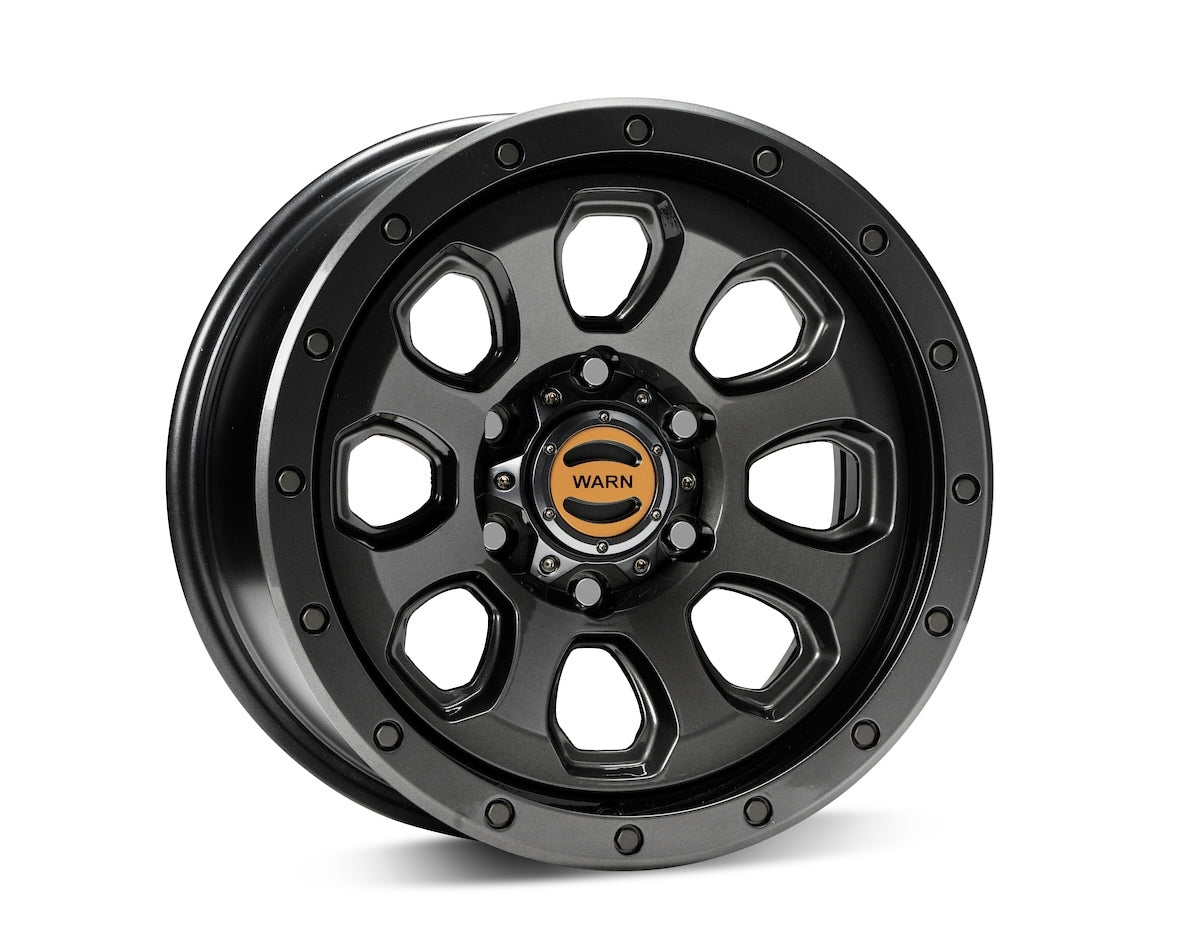 Warn 104485 Wheel 17x8.5 Moonsault Black 6x5.5/6x139.7mm Warn 104485