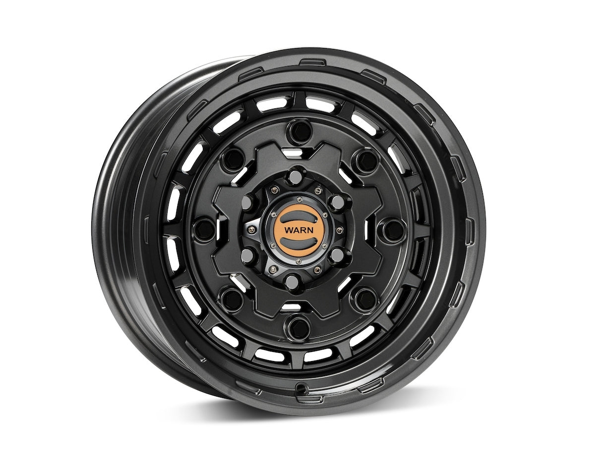 Warn 104489 Wheel 17x8.5 Jackhammer Black 6x5.5/6x139.7mm Warn 104489