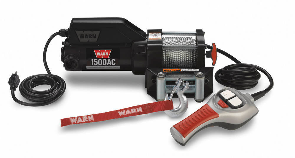 Warn 85330 120V AC Electric Winch 1500lb Wire Rope Warn 85330