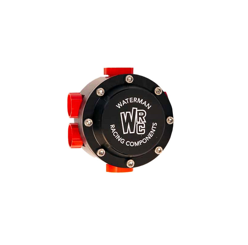 Waterman Racing Components WRC-22306 Fuel Pump 300 Late Model W/ Bypass No Clamp Waterman Racing Components WRC-22306