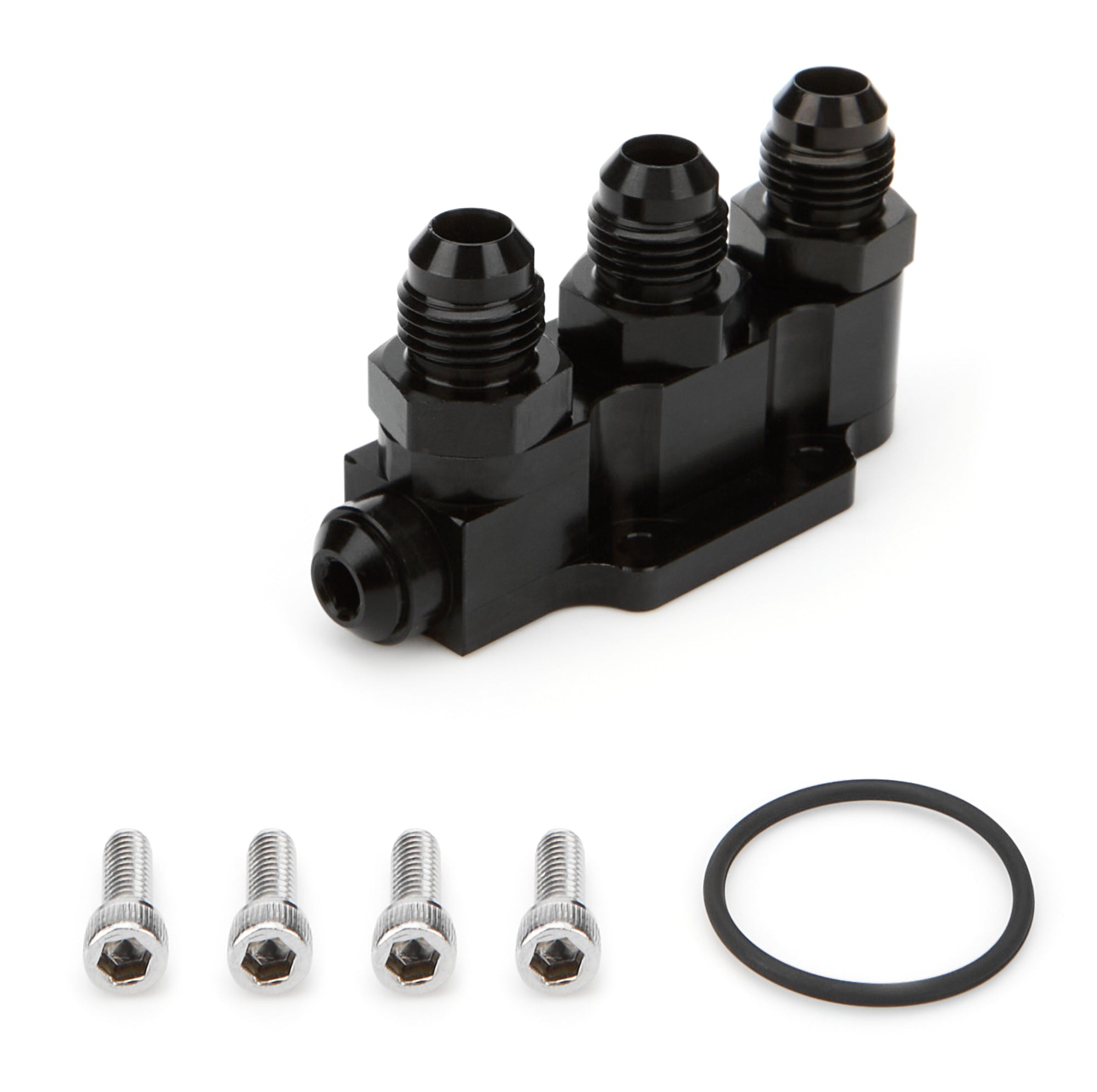 Waterman Racing Components WRC-29571 Manifold Attaches To Pump 3 -6an Inlet Waterman Racing Components WRC-29571