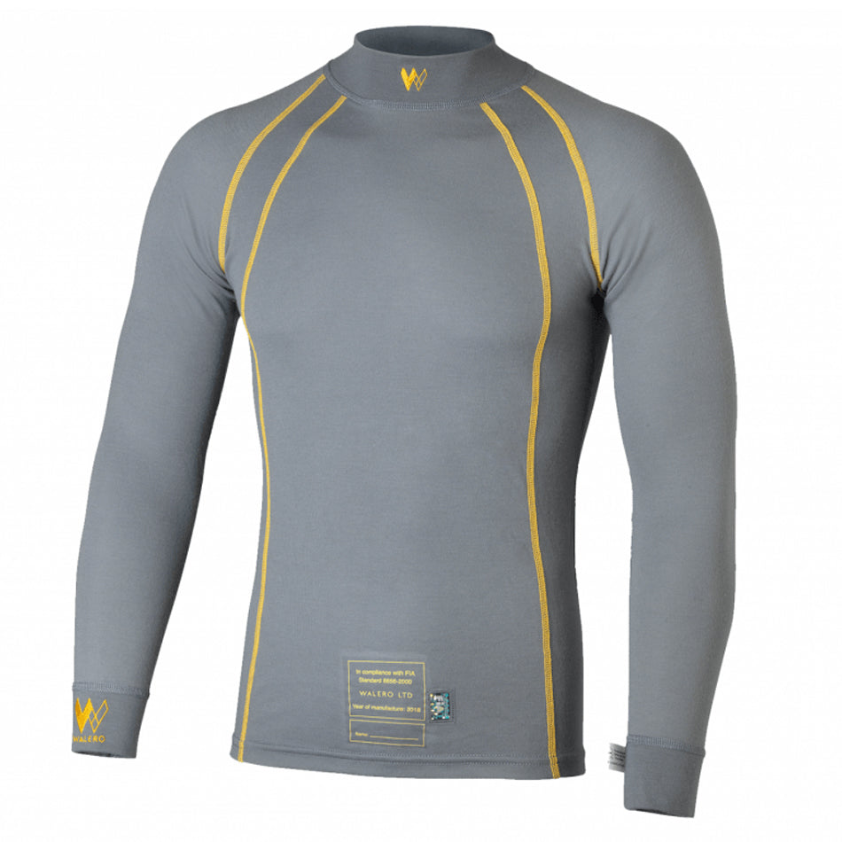 Walero 400017CGXS Base Layer Top X-Small SFI3.3 & FIA Cool Grey Walero 400017CGXS