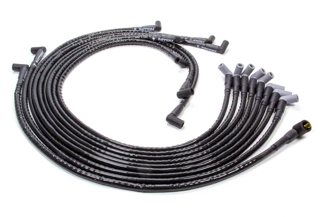Woody Wires S813 SBC Plug Wires HEI Type Around Front Woody Wires S813