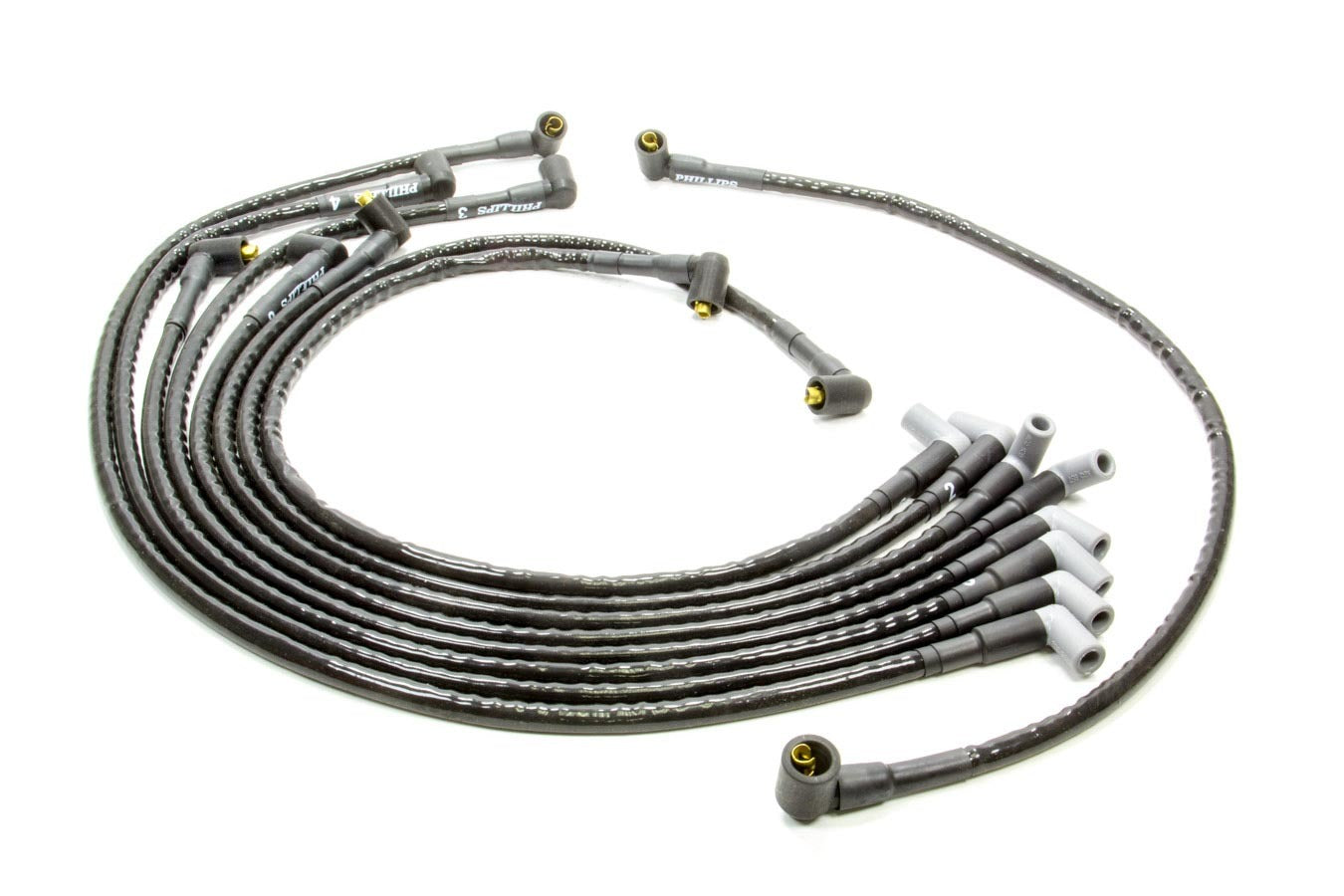 Woody Wires S816 SBC Plug Wires Socket Type Around Back Woody Wires S816