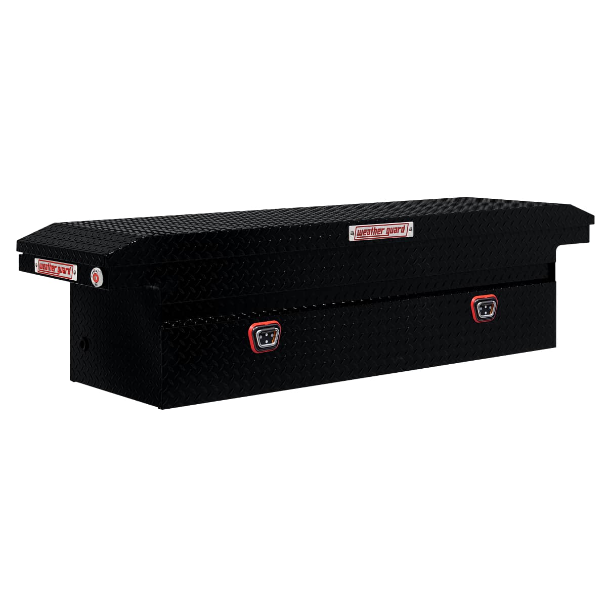 Weatherguard 121-5-04 SADDLE BOX FULL LOW PROFILE GLOSS BLACK Weatherguard 121-5-04