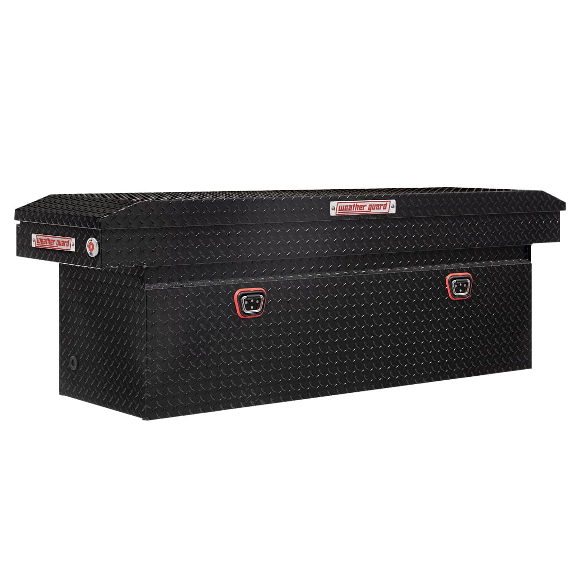 Weatherguard 123-5-04 SADDLE BOX FULL DEEP ALUM. GLOSS BLACK Weatherguard 123-5-04