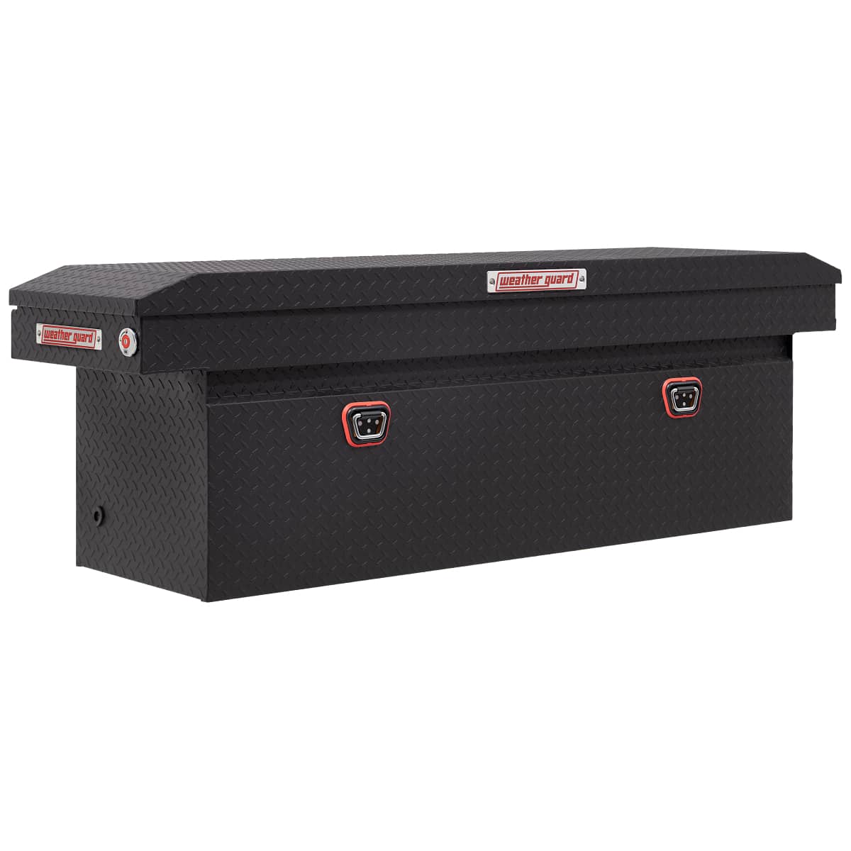 Weatherguard 123-52-04 SADDLE BOX FULL DEEP ALUM. MATTE BLACK Weatherguard 123-52-04