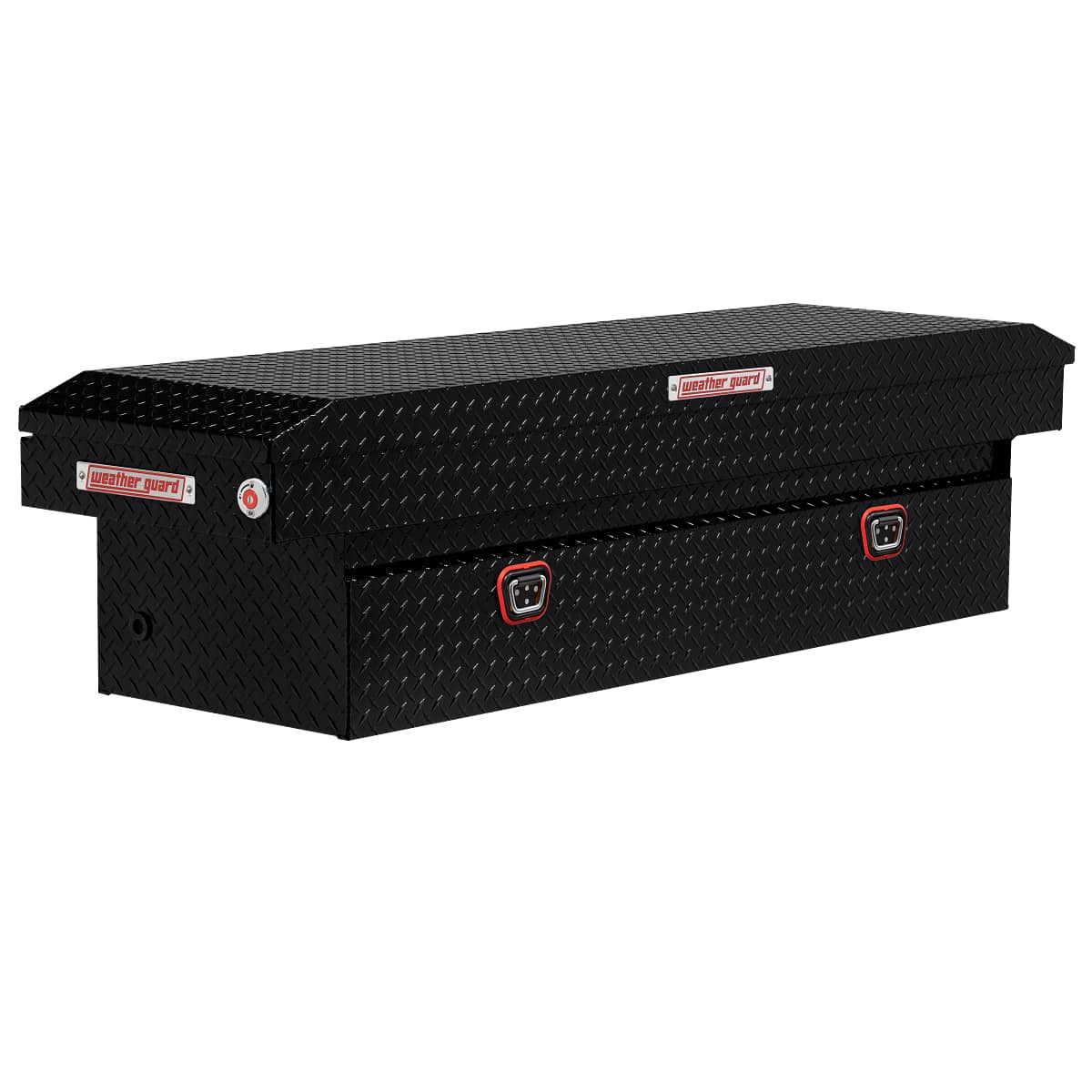 Weatherguard 127-5-04 SADDLE BOX FULL STANDARD ALUM. BLACK Weatherguard 127-5-04
