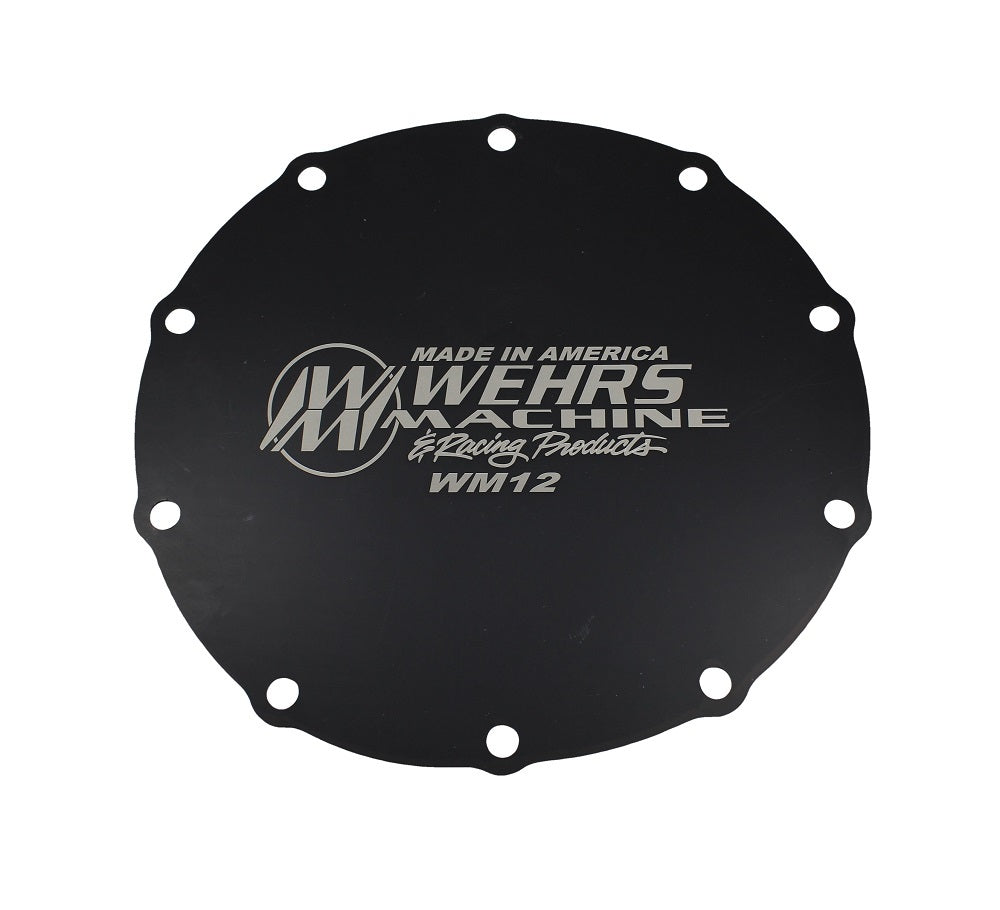 Wehrs Machine & Racing Products WM12 Ford 9in Cover Black Ano Aluminum. Wehrs Machine & Racing Products WM12