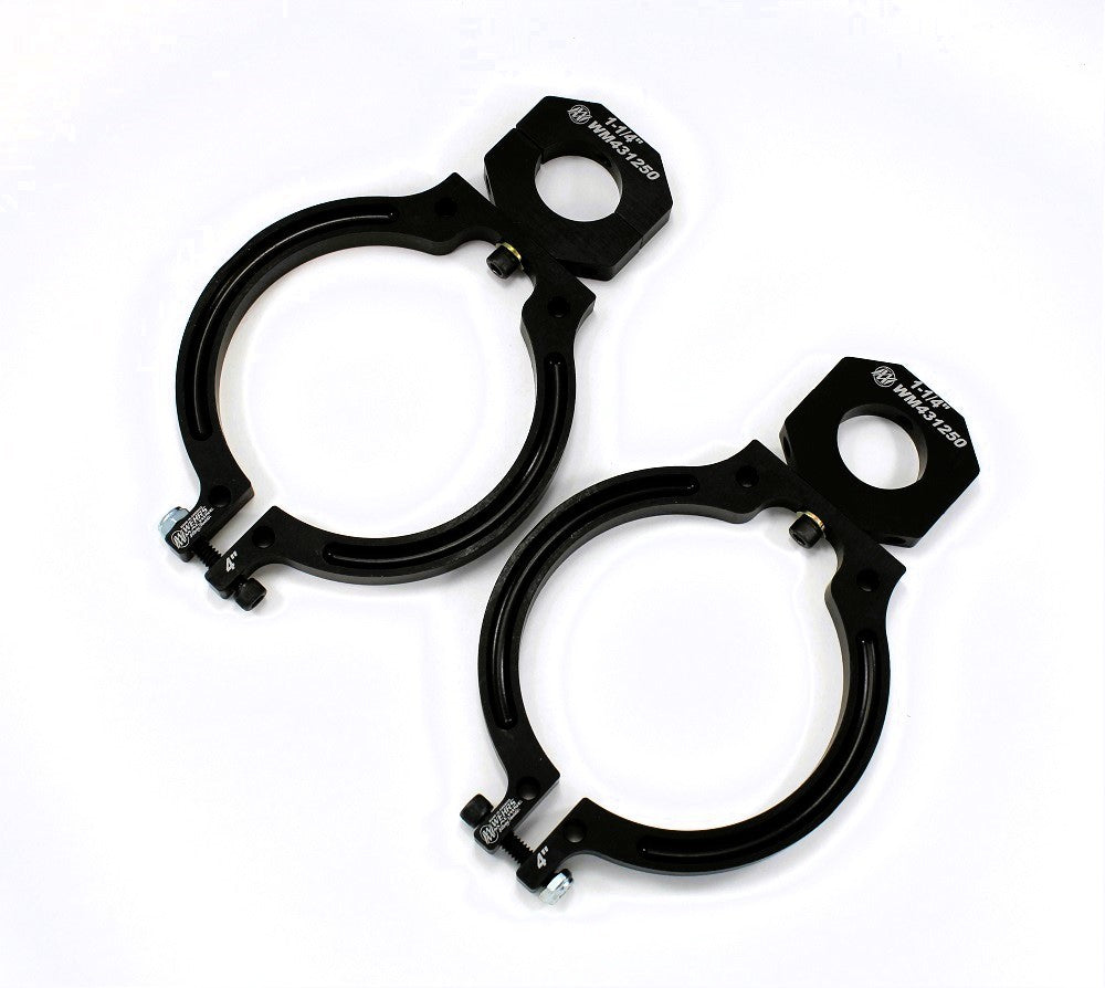 Wehrs Machine & Racing Products WM140400T1250 Bottle Mount 4in for 1-1/4in Tube Wehrs Machine & Racing Products WM140400T1250