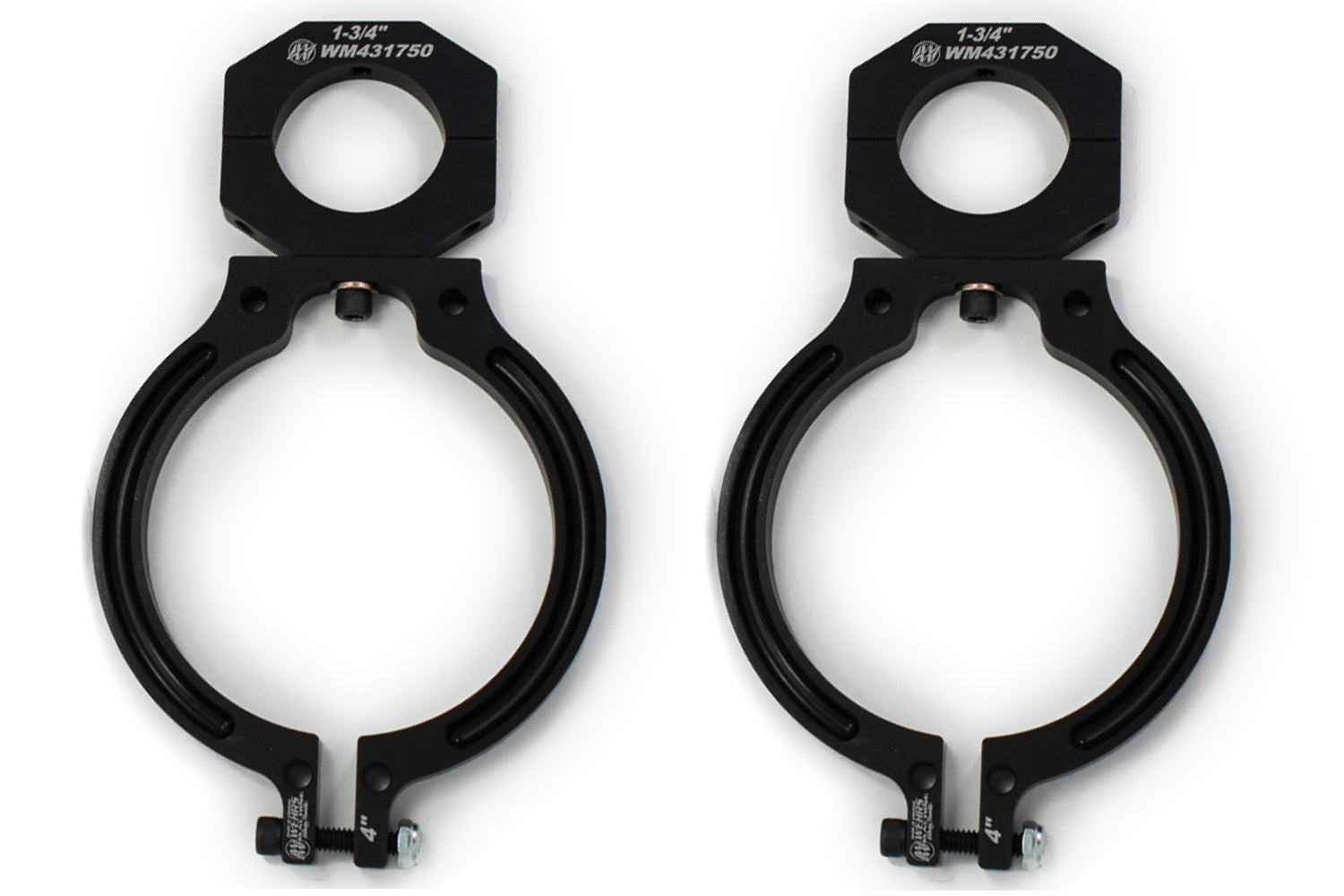 Wehrs Machine & Racing Products WM140400T1750 Mount Fire Bottle 4in ID 1-3/4in Tube Mnt Pair Wehrs Machine & Racing Products WM140400T1750