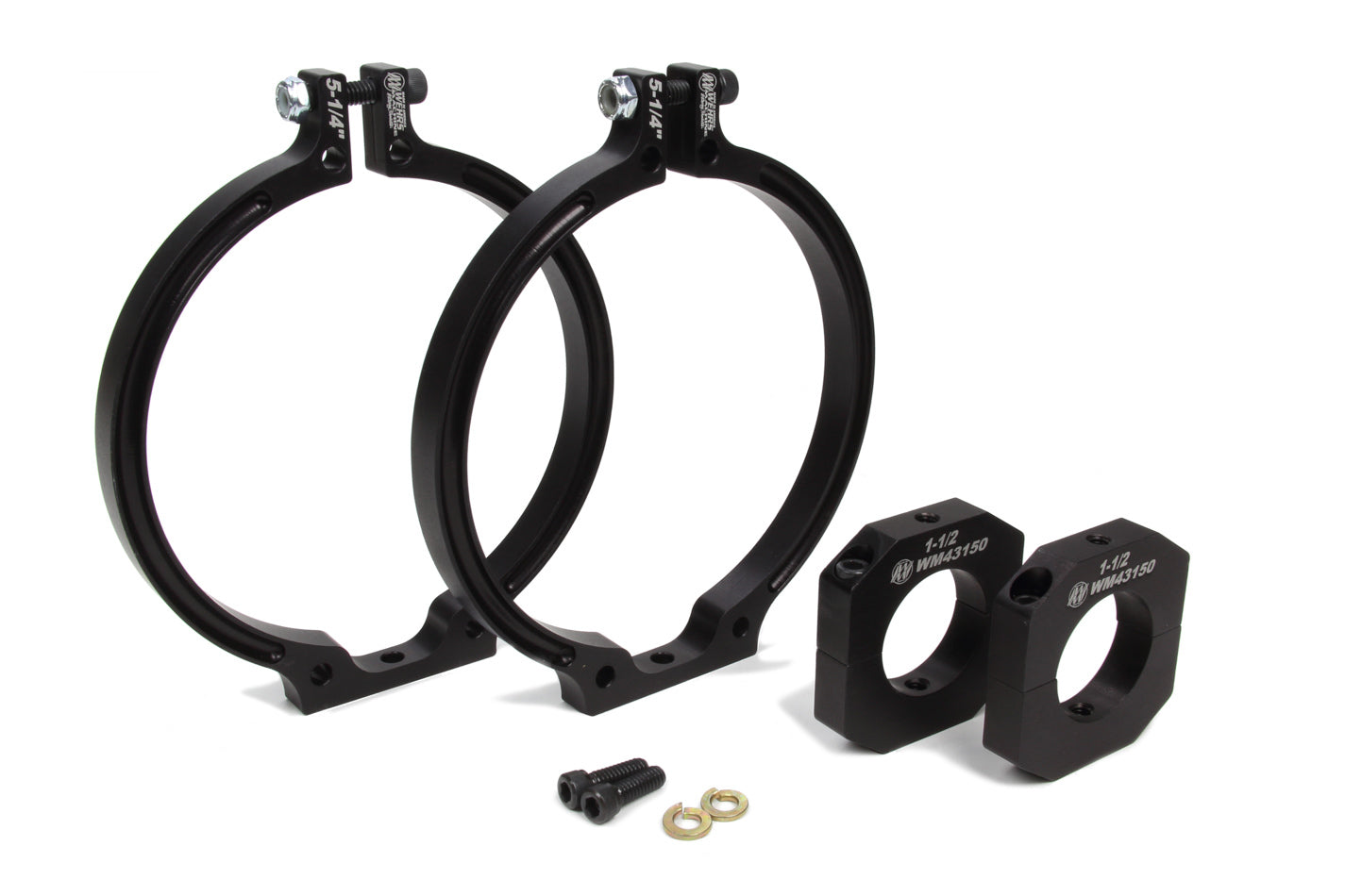 Wehrs Machine & Racing Products WM1405250T1500 Mount Fire Bottle 5.25in ID 1-1/2in Tube Mnt Pair Wehrs Machine & Racing Products WM1405250T1500