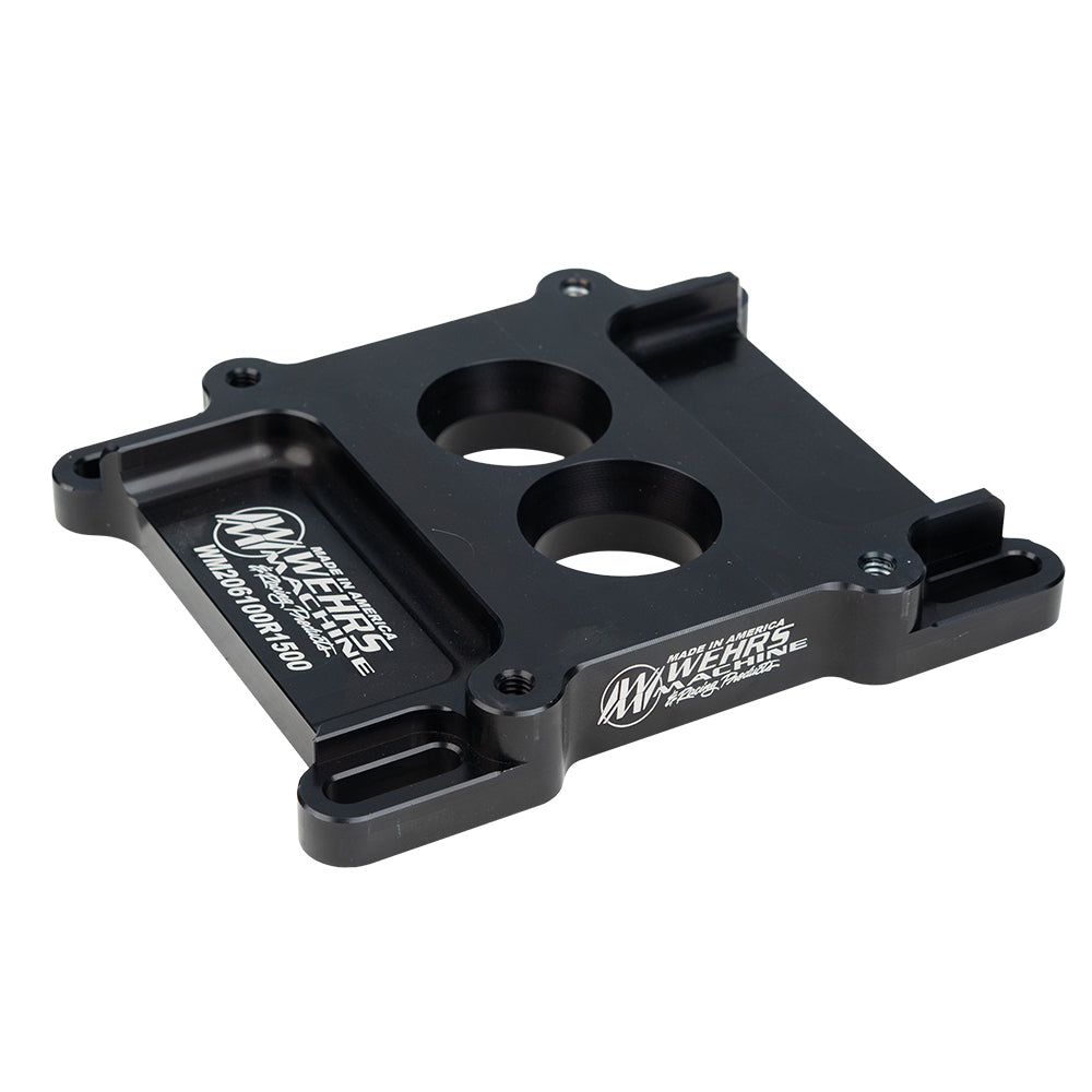 Wehrs Machine & Racing Products WM206100R1500 Carb Adapter Alum 4412 To 4105 Slider 1IN Tall Wehrs Machine & Racing Products WM206100R1500