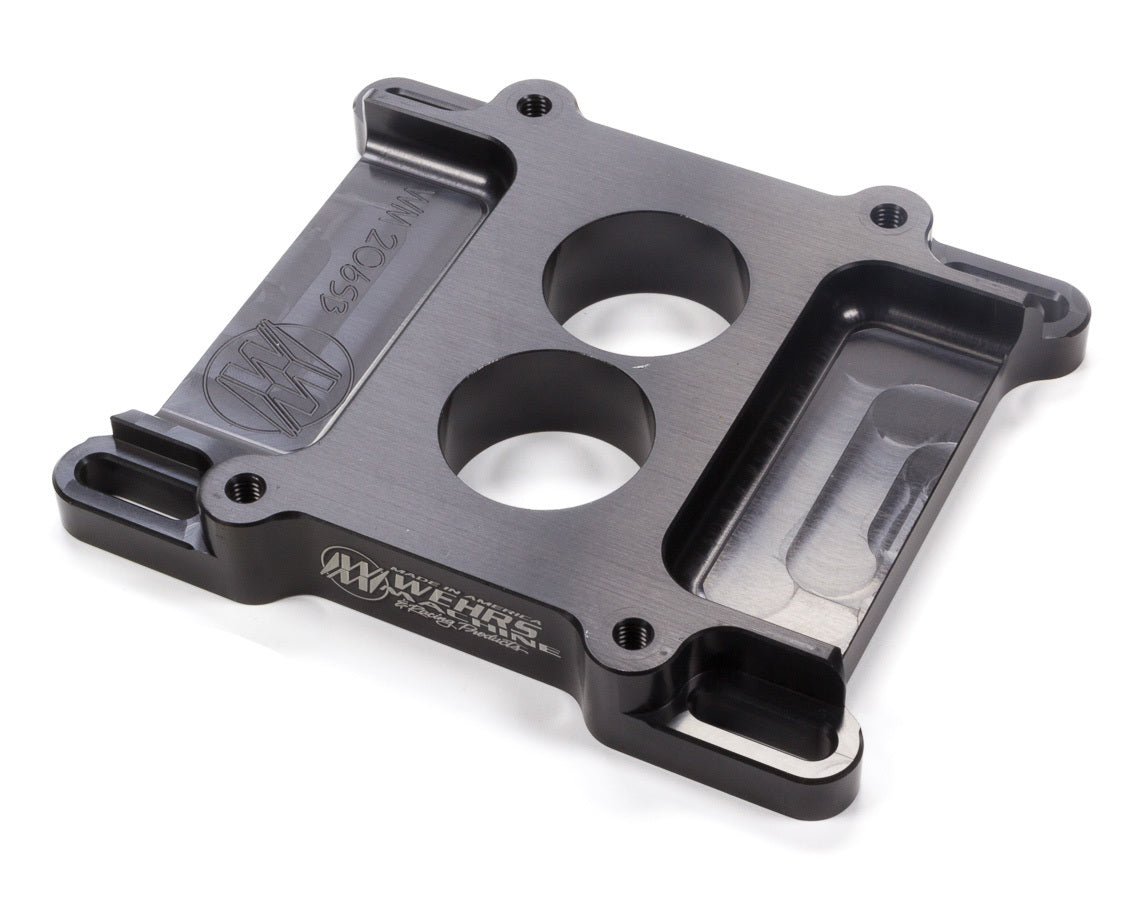 Wehrs Machine & Racing Products WM206SB Carb Adapt. 2BBl to 4BBl 1in Tall Slider Wehrs Machine & Racing Products WM206SB
