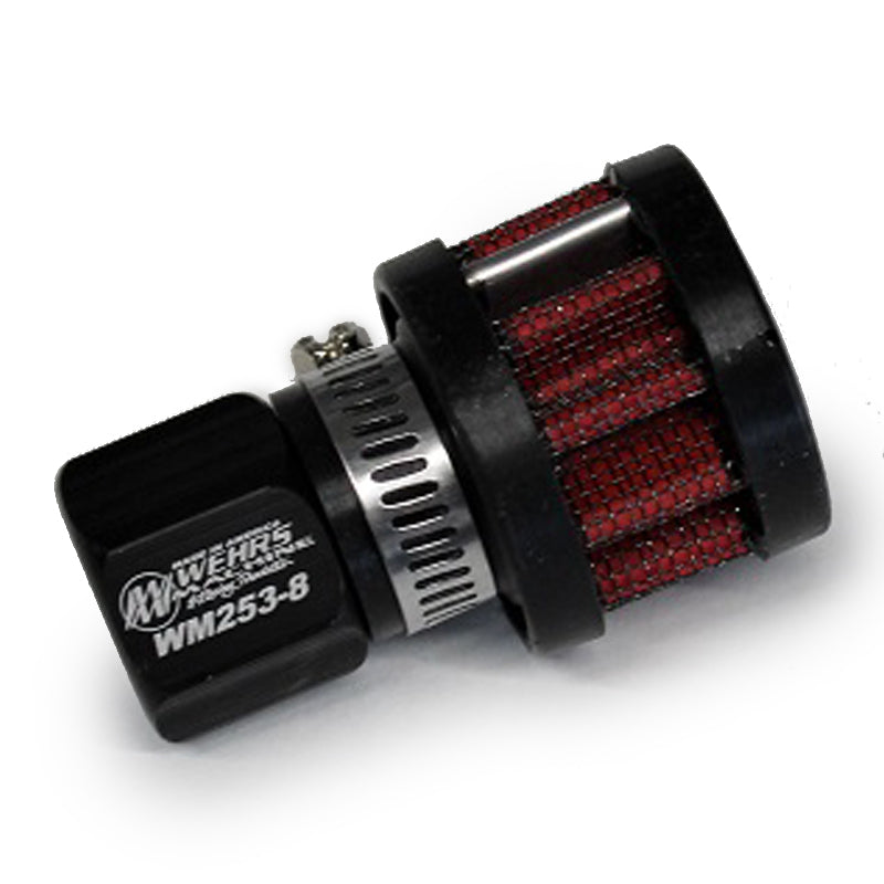 Wehrs Machine & Racing Products WM253-8 Fuel Cell Breather 8an Wehrs Machine & Racing Products WM253-8