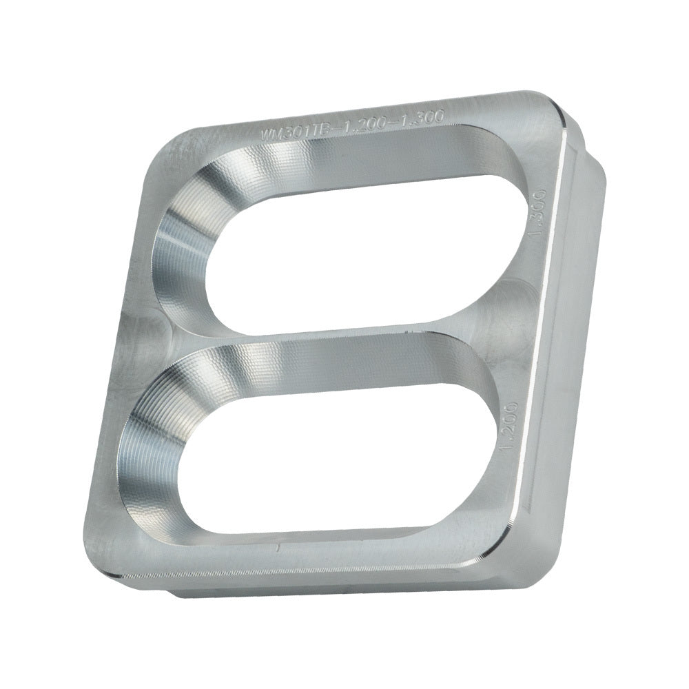 Wehrs Machine & Racing Products WM301TB-1.200-1.300 Carb Insert Twin Blade 1in Tall 1.200in-1.300in Wehrs Machine & Racing Products WM301TB-1.200-1.300