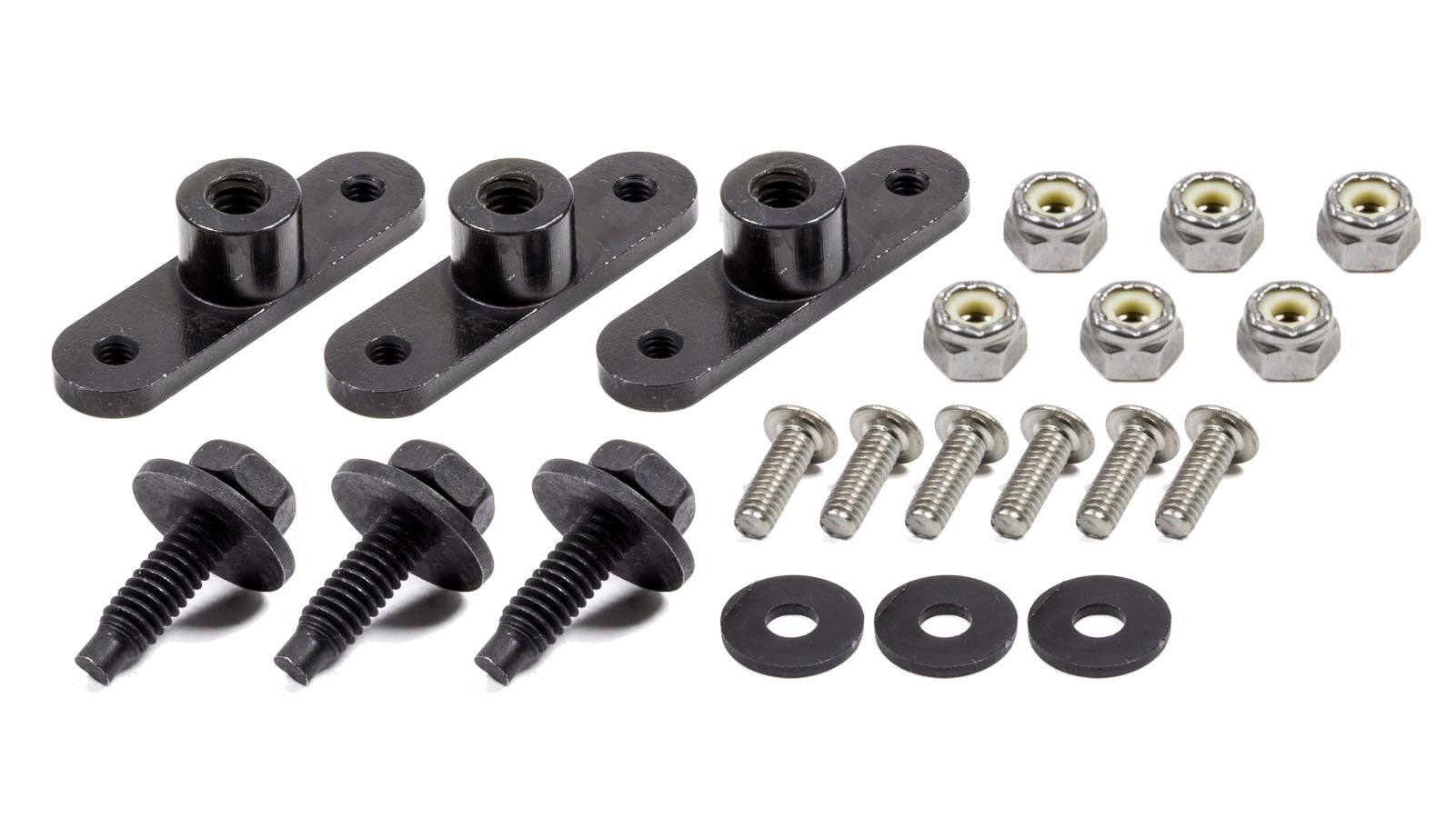 Wehrs Machine & Racing Products WM377S-3 Mud Cover Conversion Plates 1/4-20 Steel 3pk Wehrs Machine & Racing Products WM377S-3