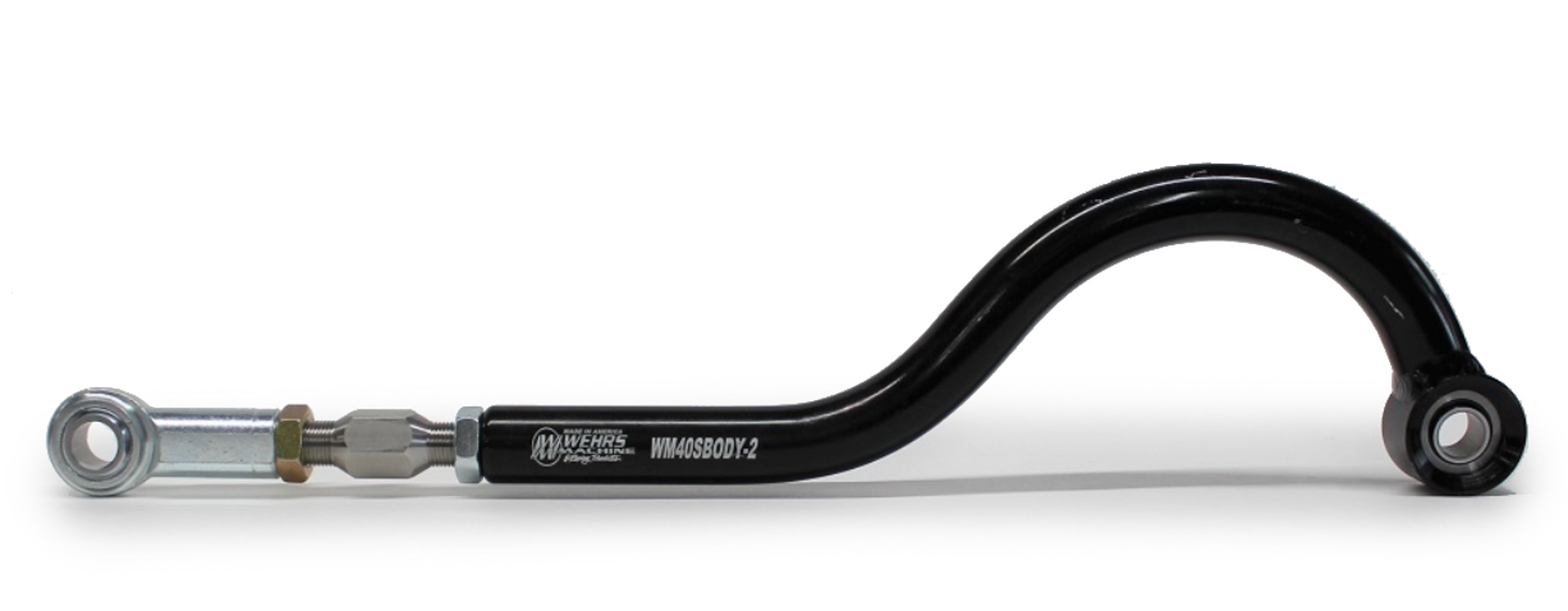 Wehrs Machine & Racing Products WM40S21-23 J-Bar Panhard Bar 21in to 23in Steel 4in Drop Wehrs Machine & Racing Products WM40S21-23