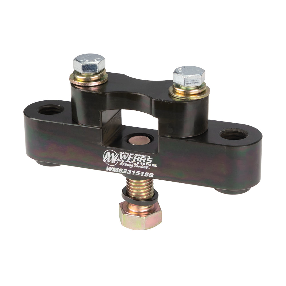 Wehrs Machine & Racing Products WM6231515S Panhard Mount 1.5 x 1.5 3 Hole Steel Wehrs Machine & Racing Products WM6231515S