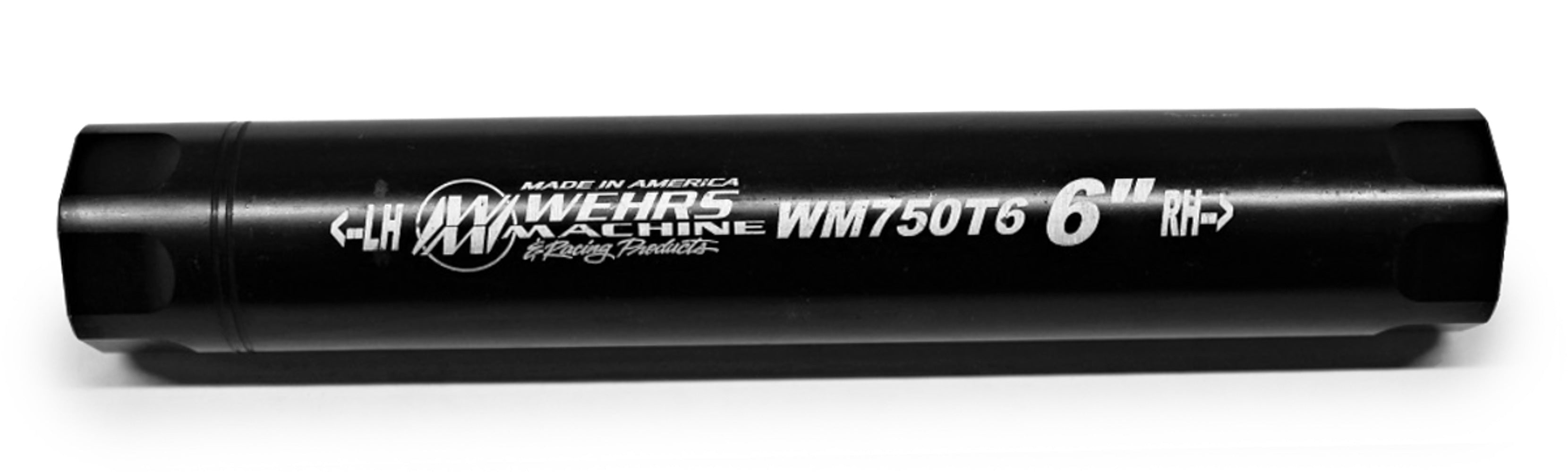 Wehrs Machine & Racing Products WM750T6 Suspension Tube 6in x 3/4in-20 THD Wehrs Machine & Racing Products WM750T6