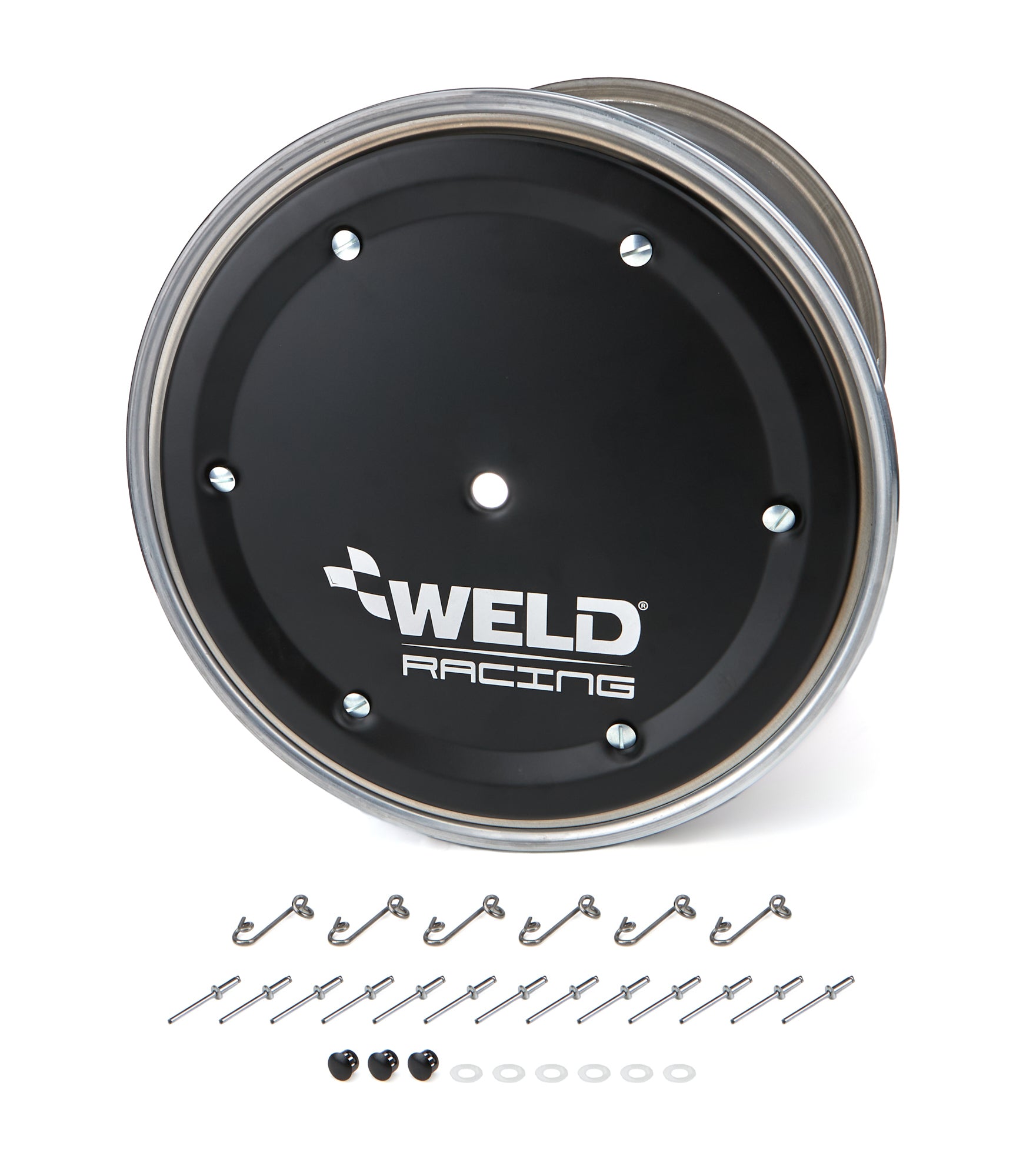 WELD Racing 559-5405BC-6 15x14 Wide  5 XL 5in BS w/Black Cover No-Loc WELD Racing 559-5405BC-6