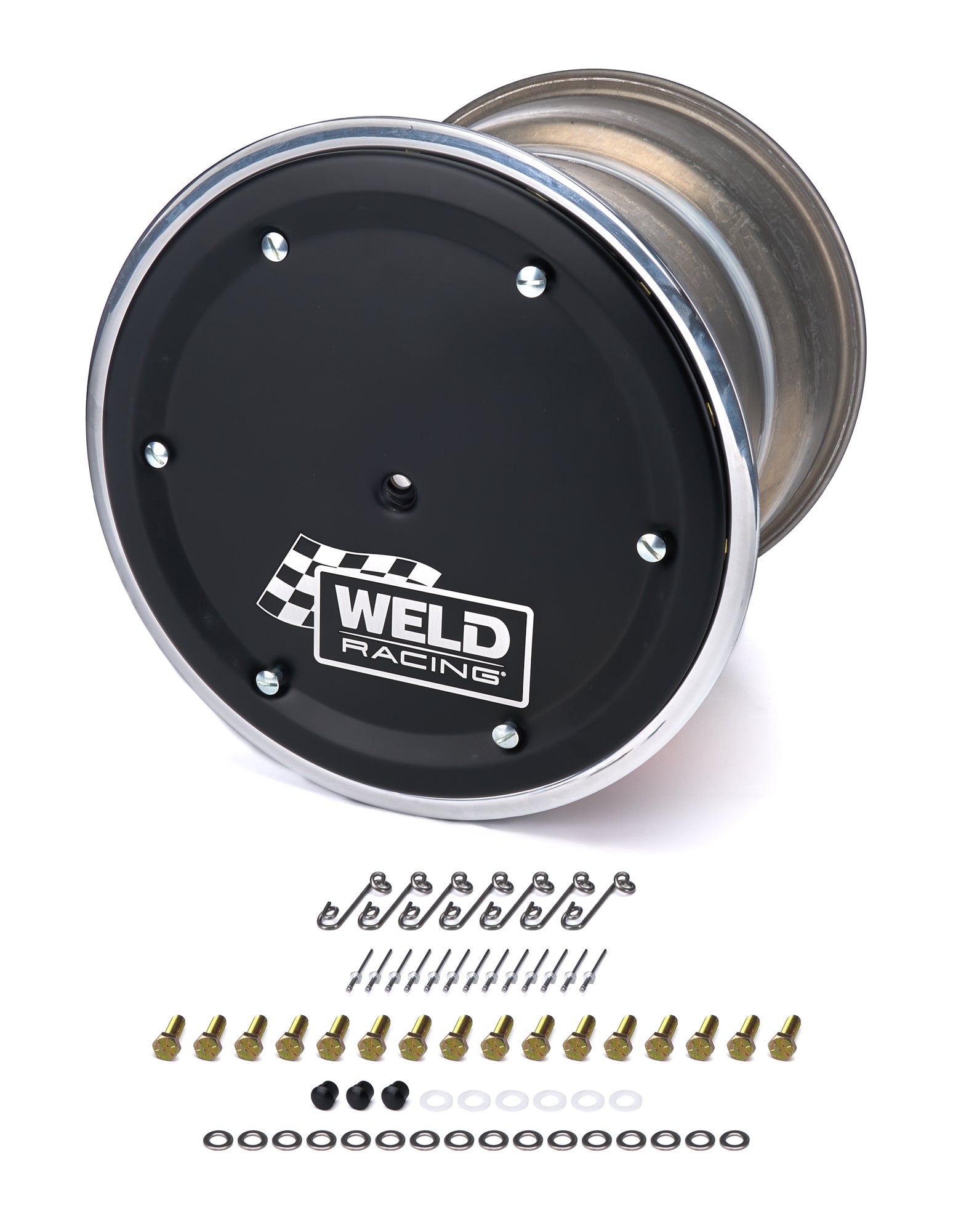 WELD Racing 559-5455BC-6 15 X 14 Wide 5 XL 5in BS Bead-Loc w/Black Cover WELD Racing 559-5455BC-6