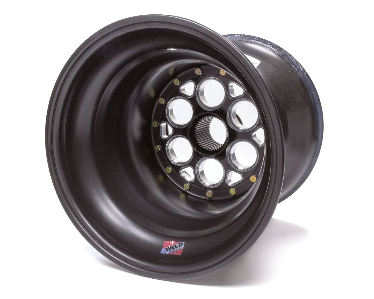 WELD Racing 735B-515B37 15x15 7 in BS Inner Bead Lock All Black WELD Racing 735B-515B37