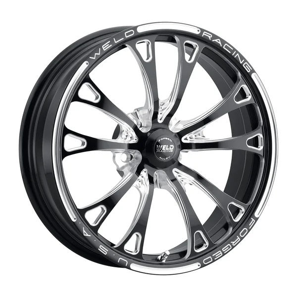 WELD Racing 784C-1704204-B V-Series Frnt Drag Wheel 1-PC 17 x 4.5 5X4.5 BC WELD Racing 784C-1704204-B