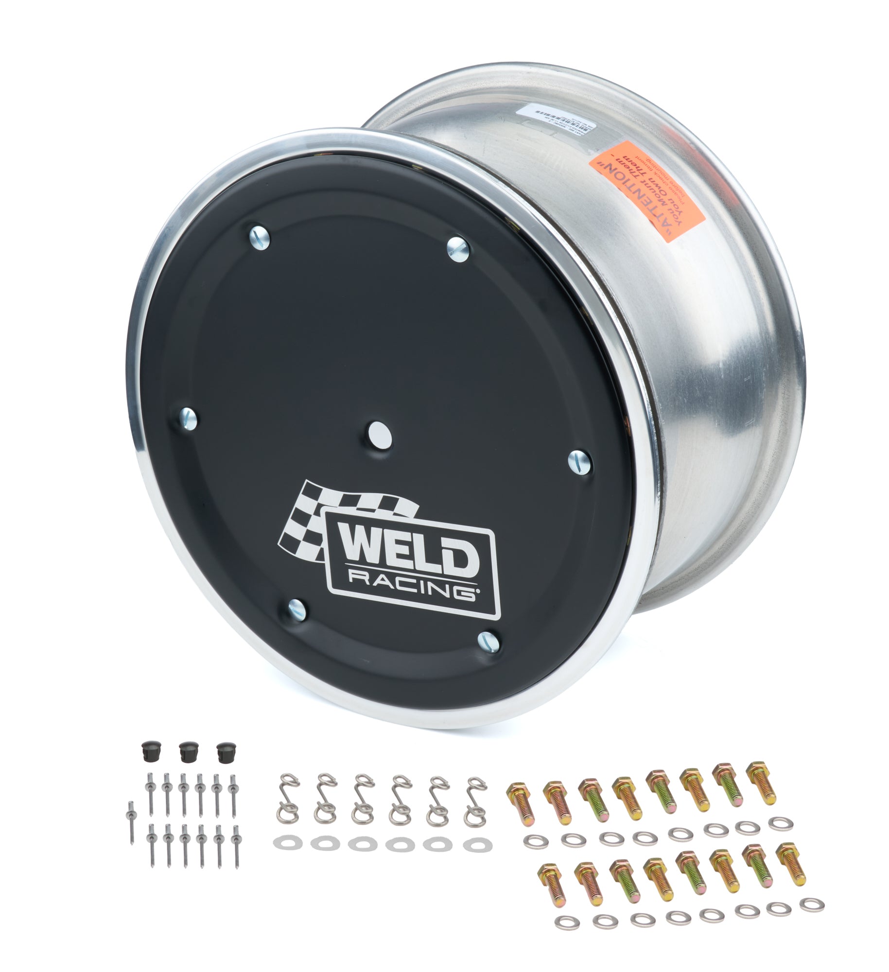 WELD Racing 860-50854BC-6 15x8 Wheel Direct Mount 4in BS Bead-Loc w/Cover WELD Racing 860-50854BC-6