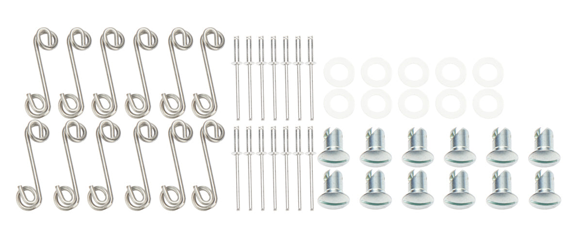 WELD Racing P650-4600 Repair Kit Mud Cover 12 Dzus & 12 Washers WELD Racing P650-4600