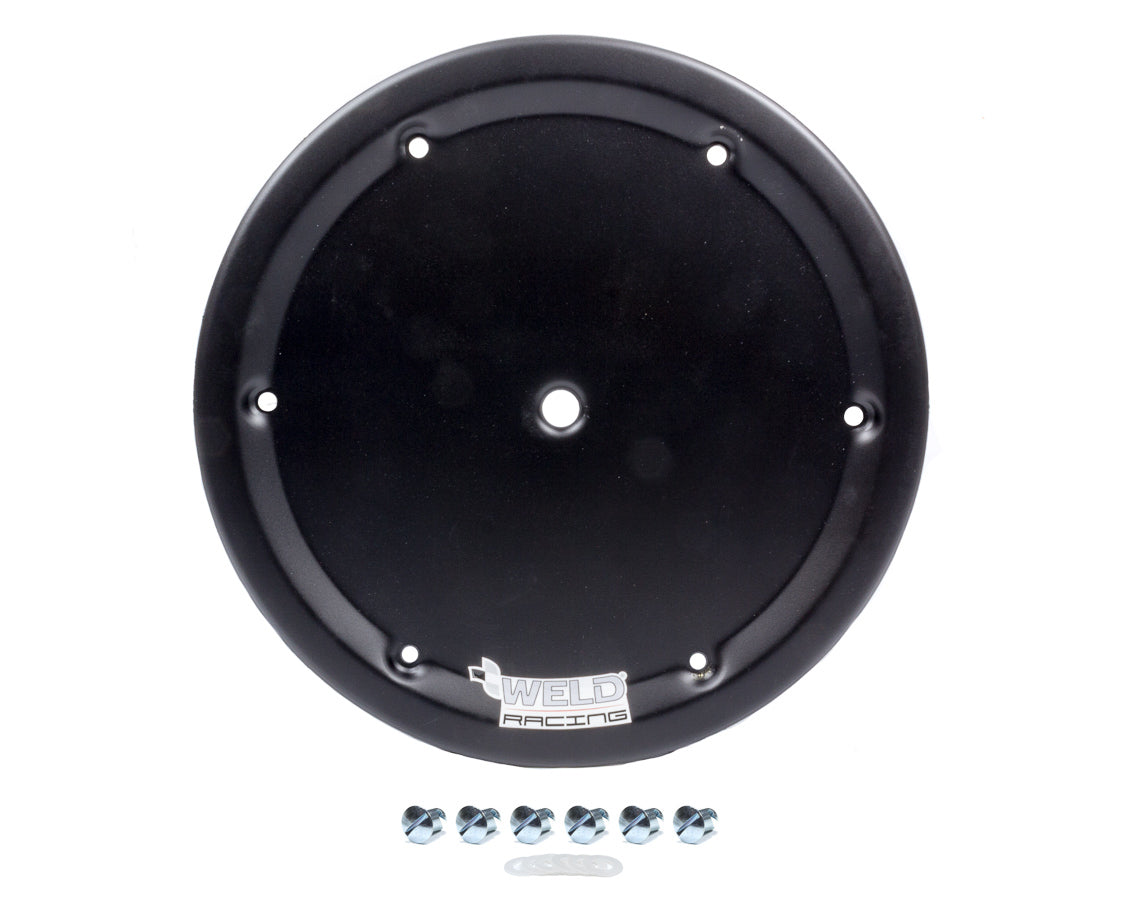 WELD Racing P650B-4514A-6 Replacement Mud Cover New Style 6-Hole Black WELD Racing P650B-4514A-6