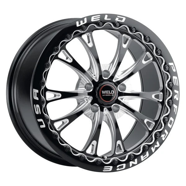 WELD Racing S90870067P49 17x10 Belmont Beadlock Wheel 5x114.3 BC 7.42 BS WELD Racing S90870067P49