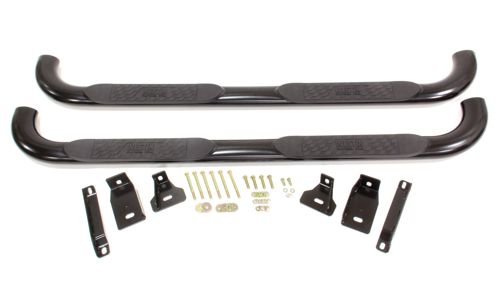 Westin 21-1955 01-06 GM Full Size Crew Cab Oval Step Bar Black Westin 21-1955