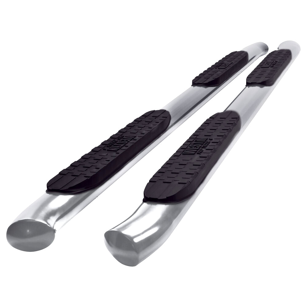 Westin 21-24190 PRO TRAXX 4in Oval Nerf Step Bars Polished Westin 21-24190