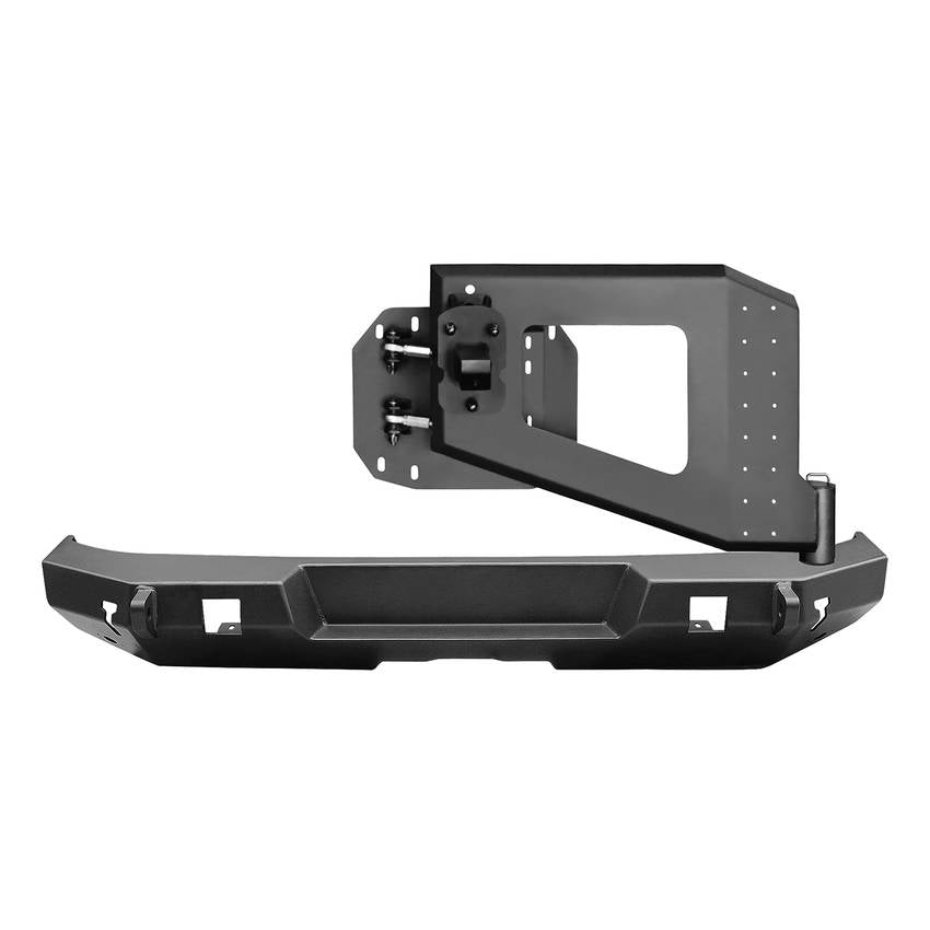 Westin 59-82035 WJ2 REAR BUMPER W/TIRE CARRIER NO SENSORS TEXTURED BLACK 18-26 JEEP WRANGLER Westin 59-82035