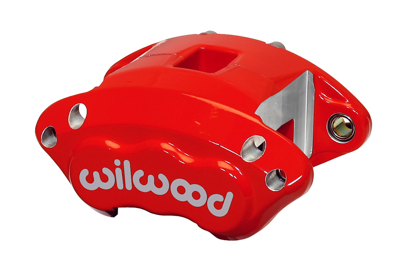 Wilwood Brakes 120-11873-RD Caliper GM D154 Red Dual Piston 1.62in Dia Wilwood Brakes 120-11873-RD